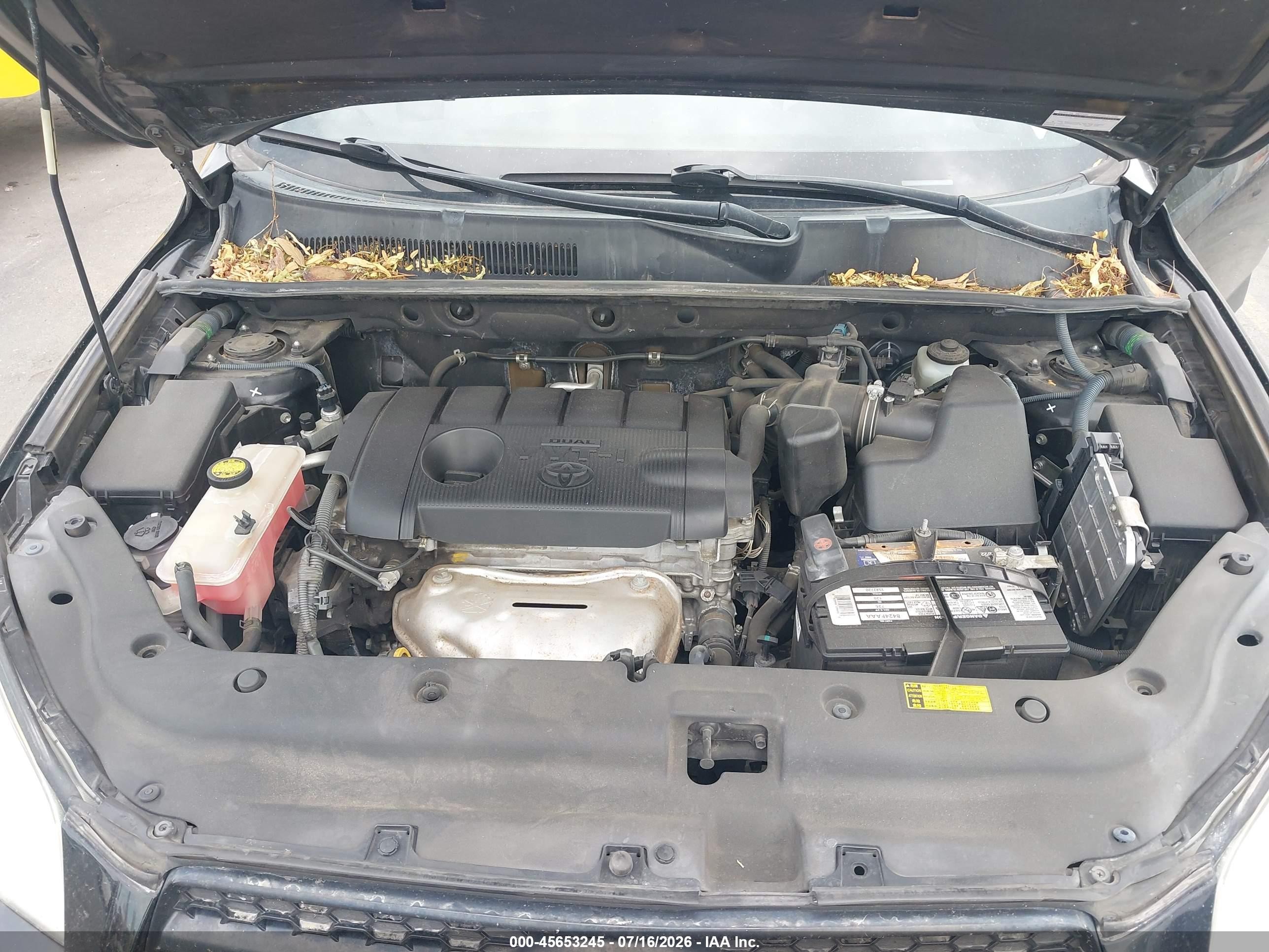 2012 Toyota Rav4 Черный vin: 2T3BF4DV9CW215543