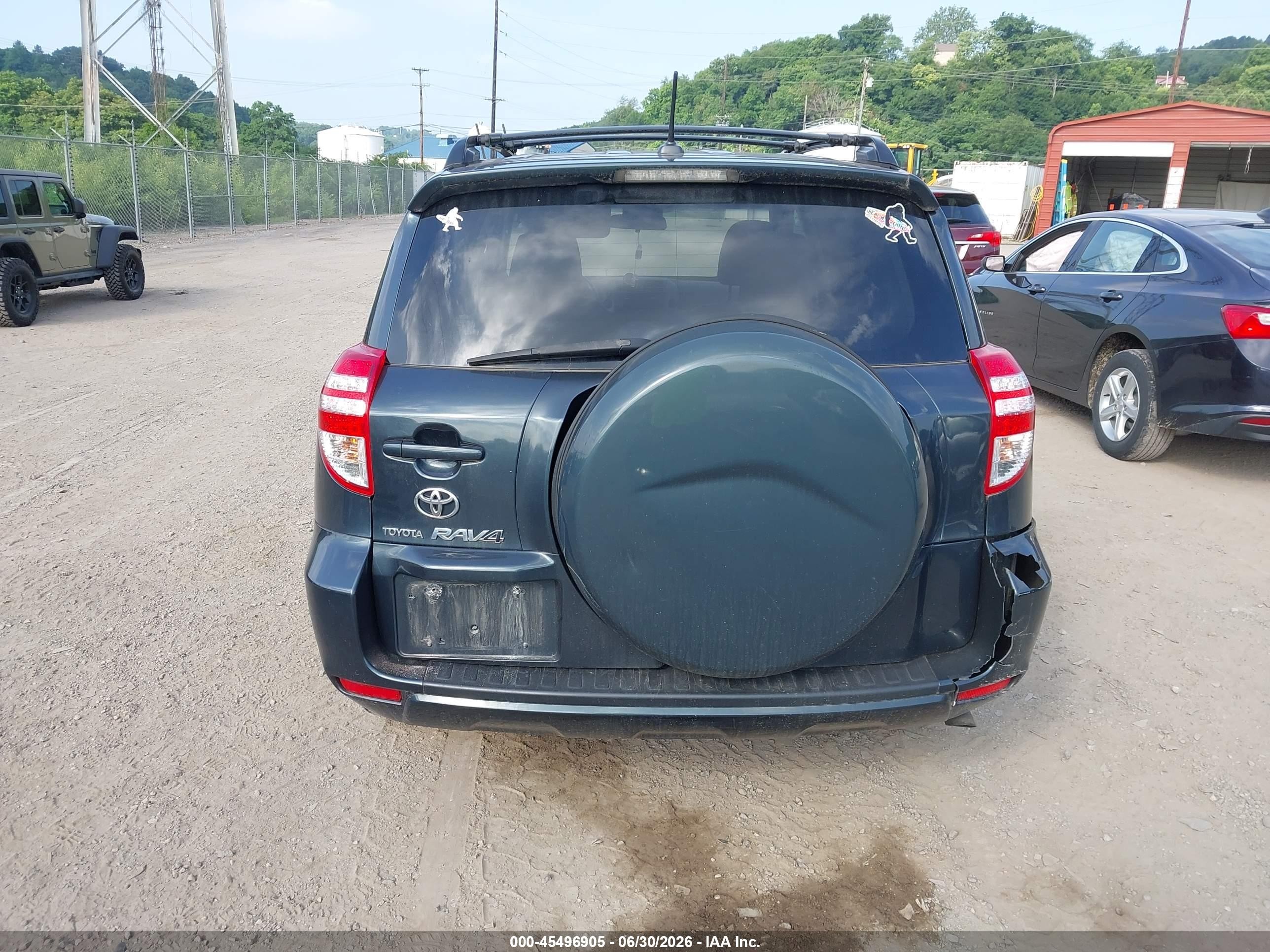 2012 Toyota Rav4   Серый vin: 2T3BF4DV9CW216286