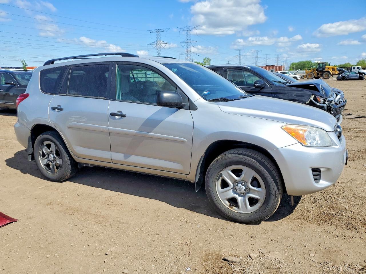 2012 Toyota Rav4 Base Silver vin: 2T3BF4DV9CW225568