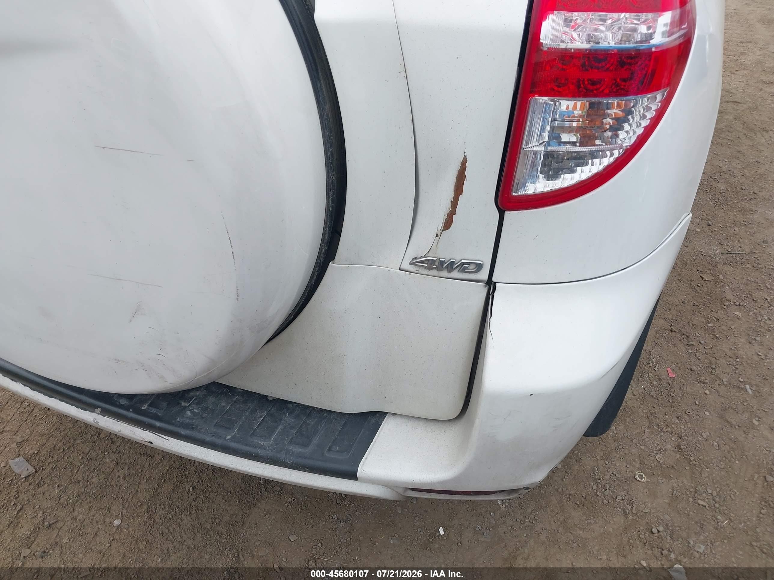 2012 Toyota Rav4   White vin: 2T3BF4DV9CW243679