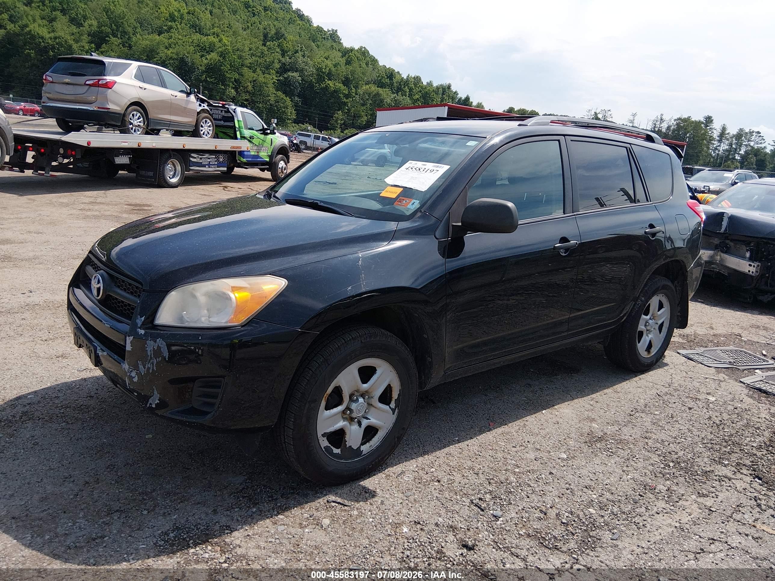 2012 Toyota Rav4 Черный vin: 2T3BF4DV9CW246517