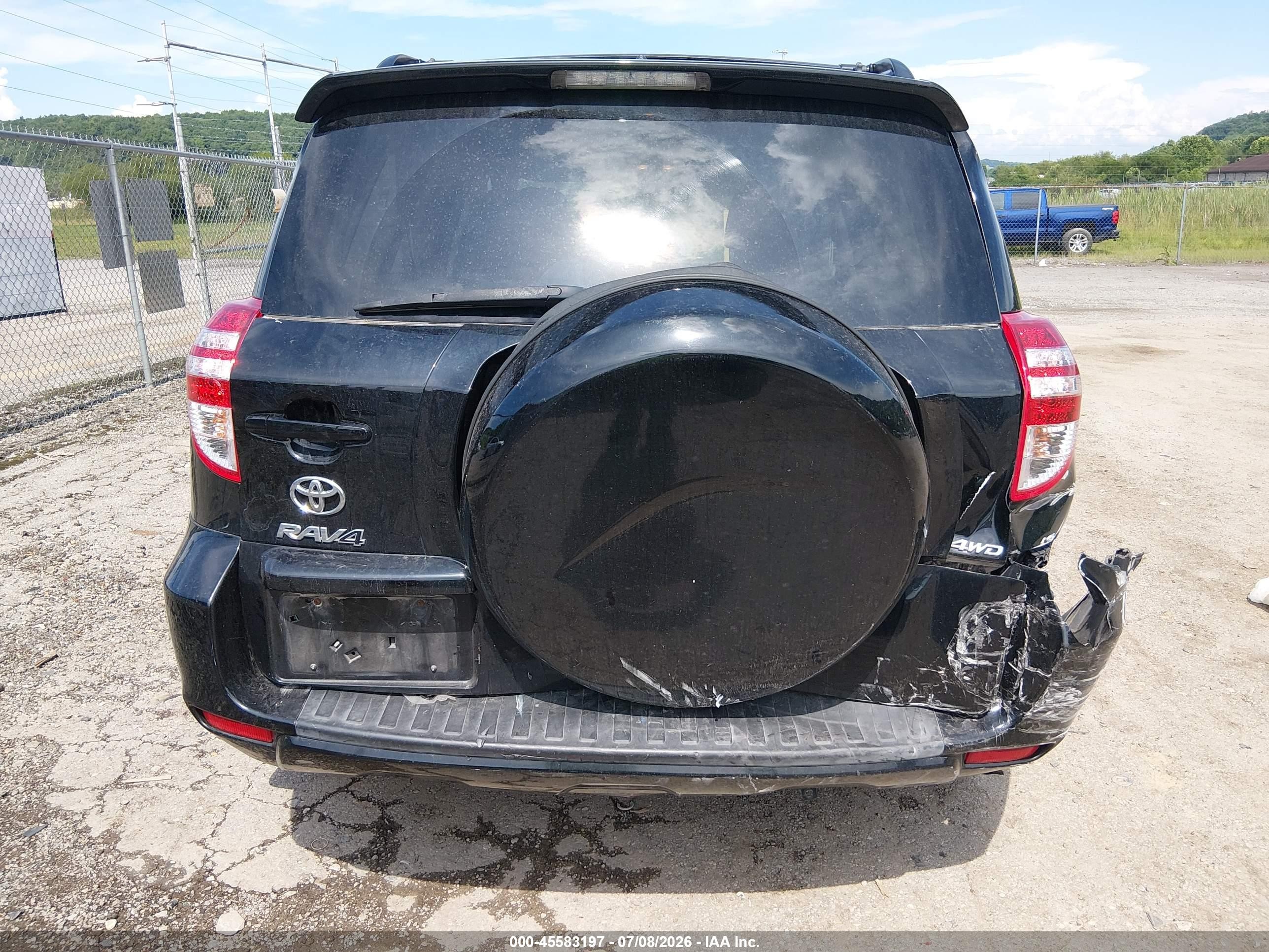 2012 Toyota Rav4 Черный vin: 2T3BF4DV9CW246517