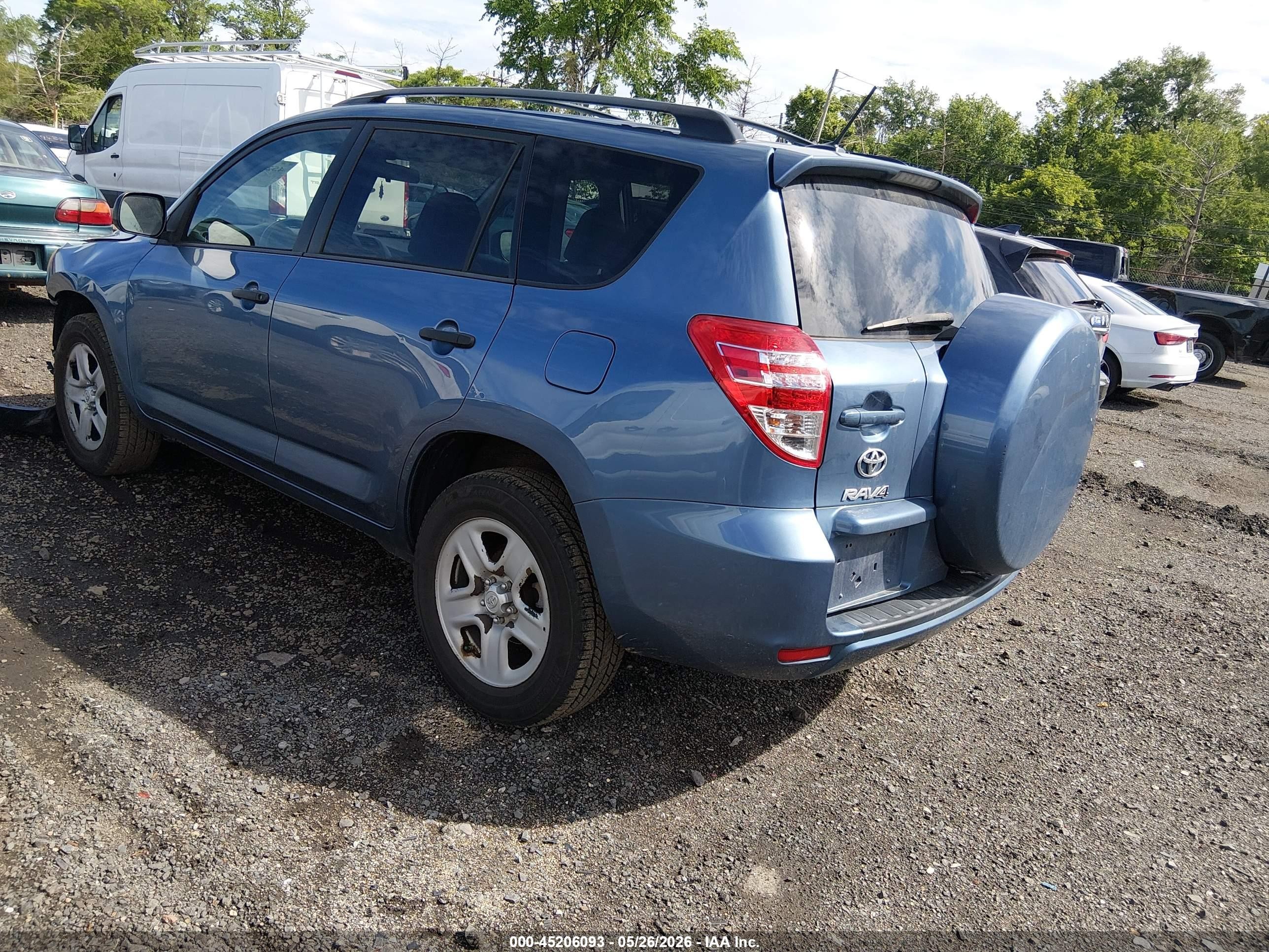 2012 Toyota Rav4   Light Blue vin: 2T3BF4DV9CW247182