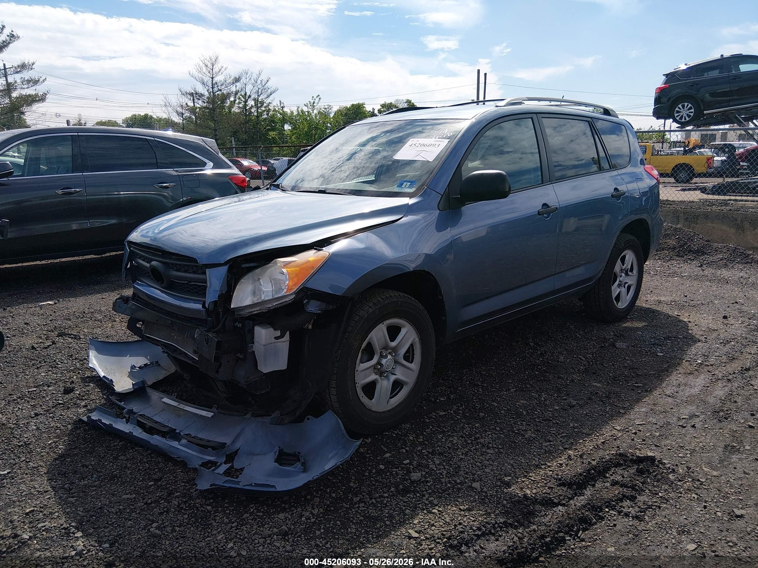 2012 Toyota Rav4   Light Blue vin: 2T3BF4DV9CW247182