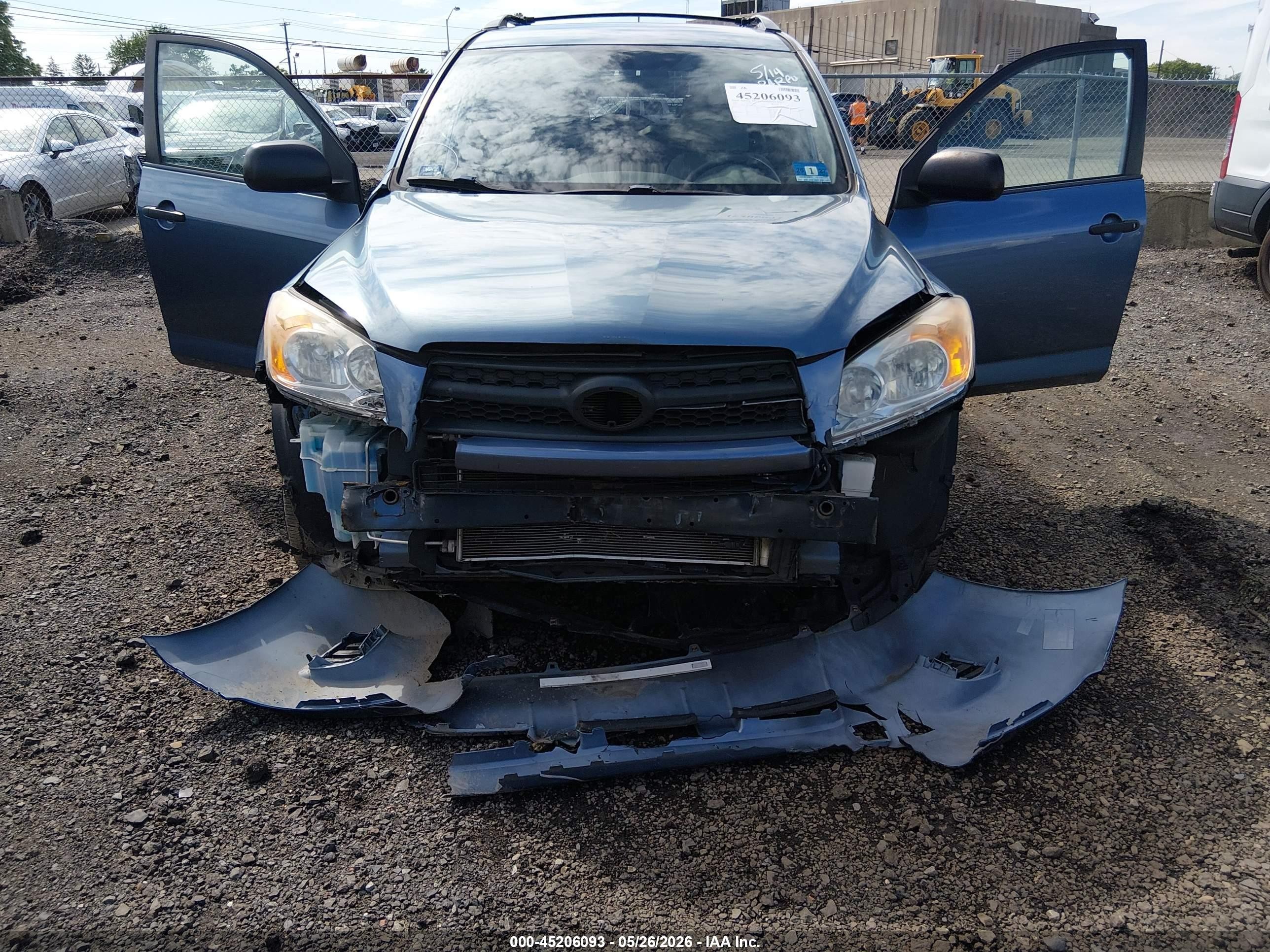 2012 Toyota Rav4   Light Blue vin: 2T3BF4DV9CW247182