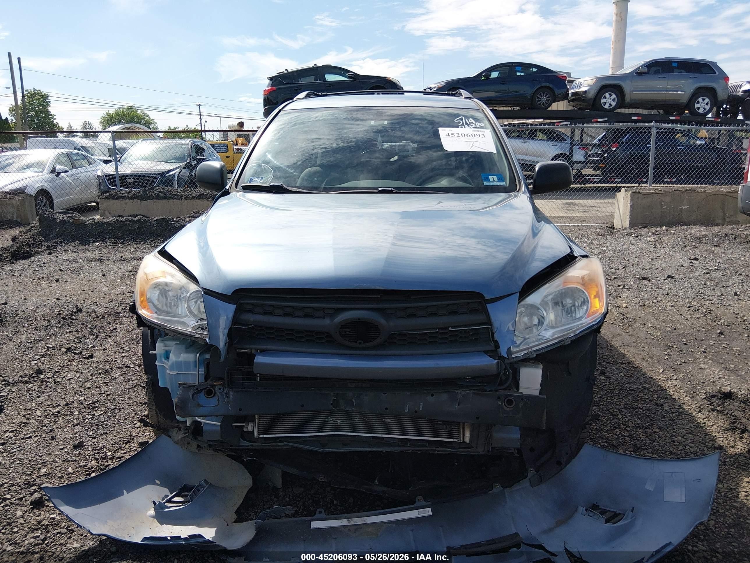 2012 Toyota Rav4   Light Blue vin: 2T3BF4DV9CW247182