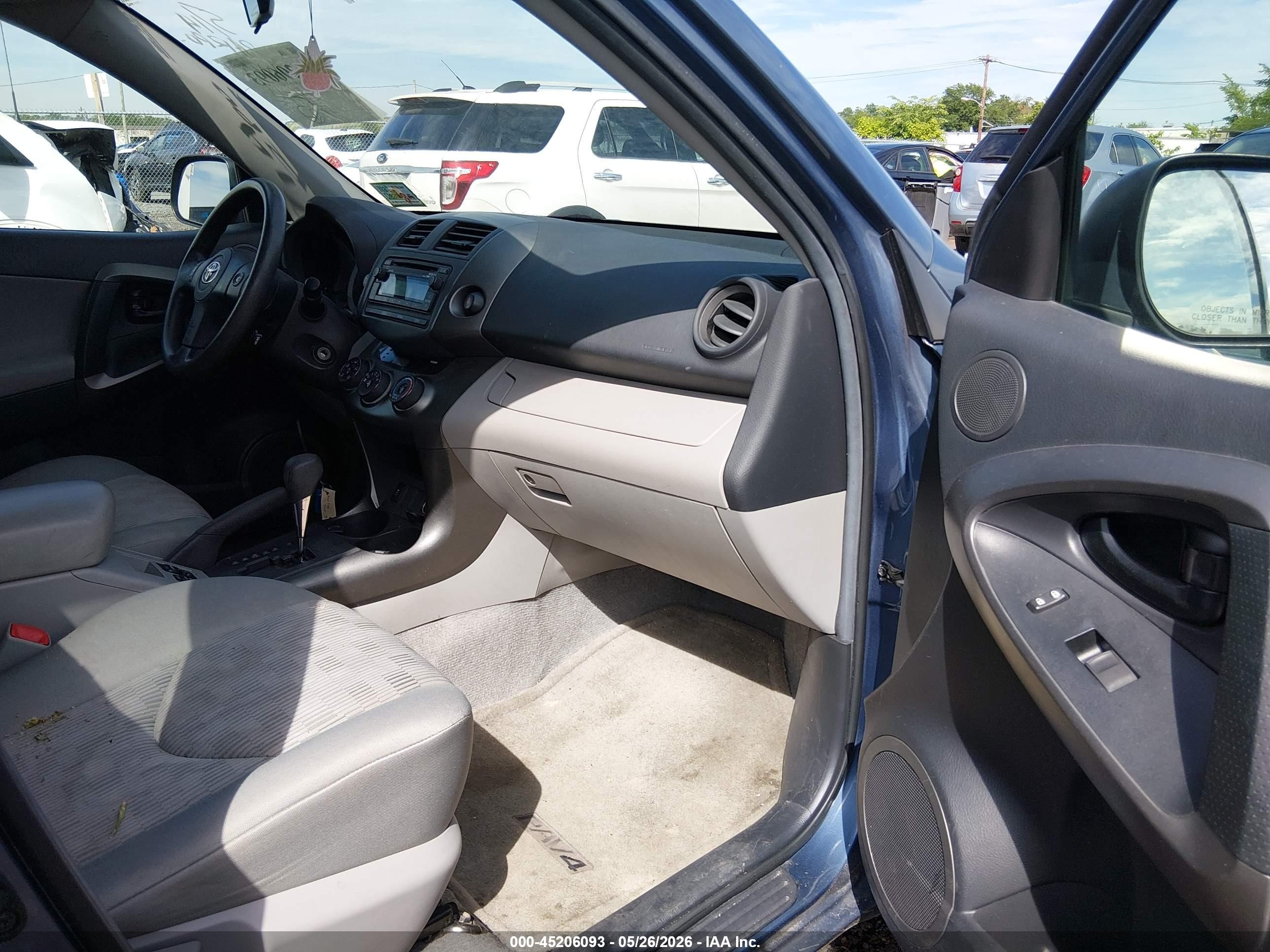 2012 Toyota Rav4   Light Blue vin: 2T3BF4DV9CW247182