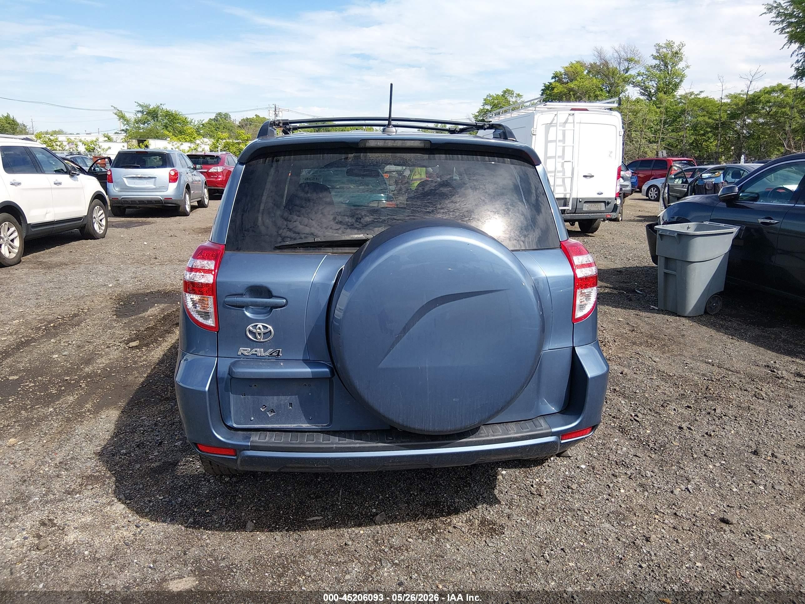 2012 Toyota Rav4   Light Blue vin: 2T3BF4DV9CW247182