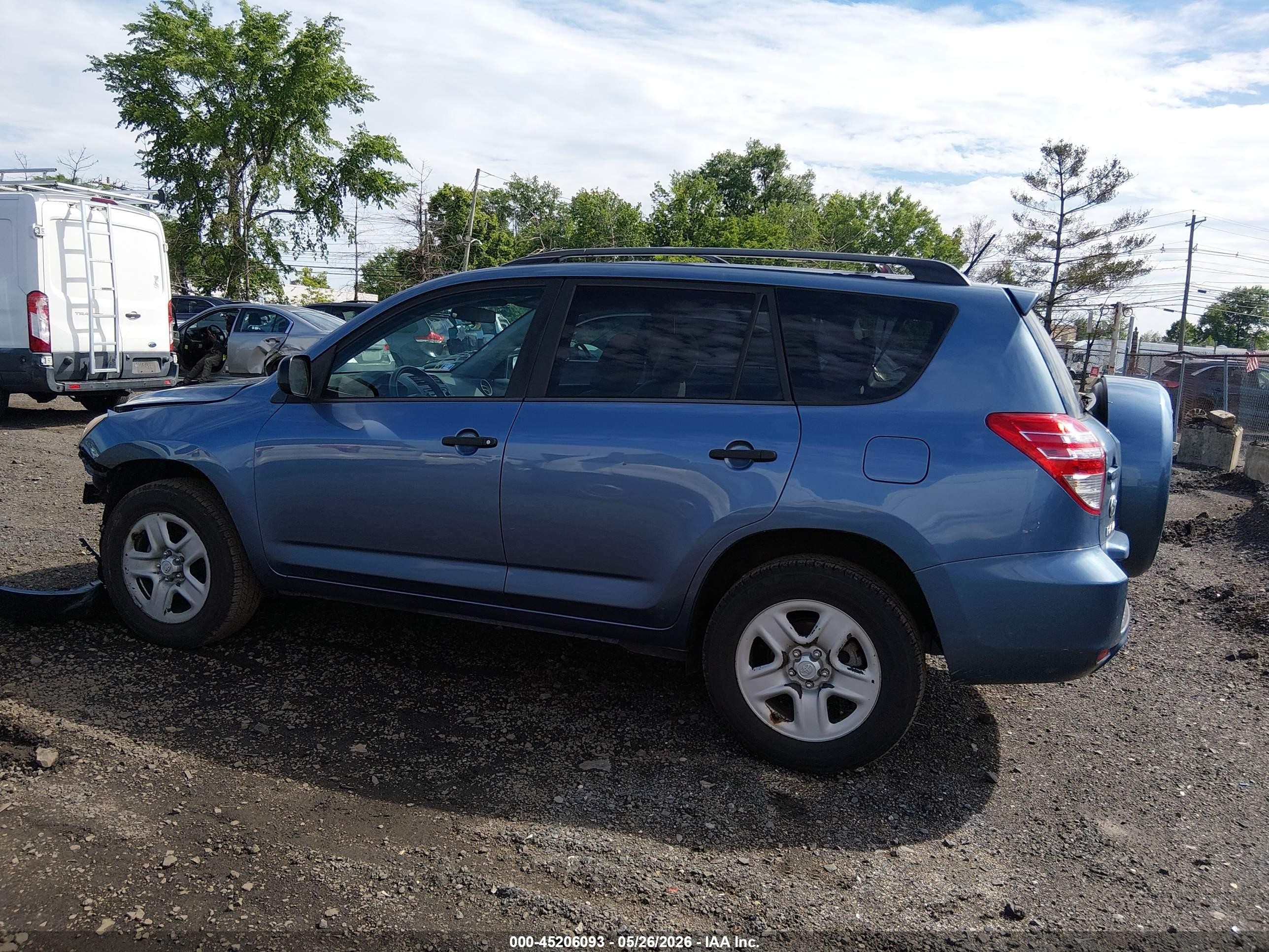 2012 Toyota Rav4   Light Blue vin: 2T3BF4DV9CW247182