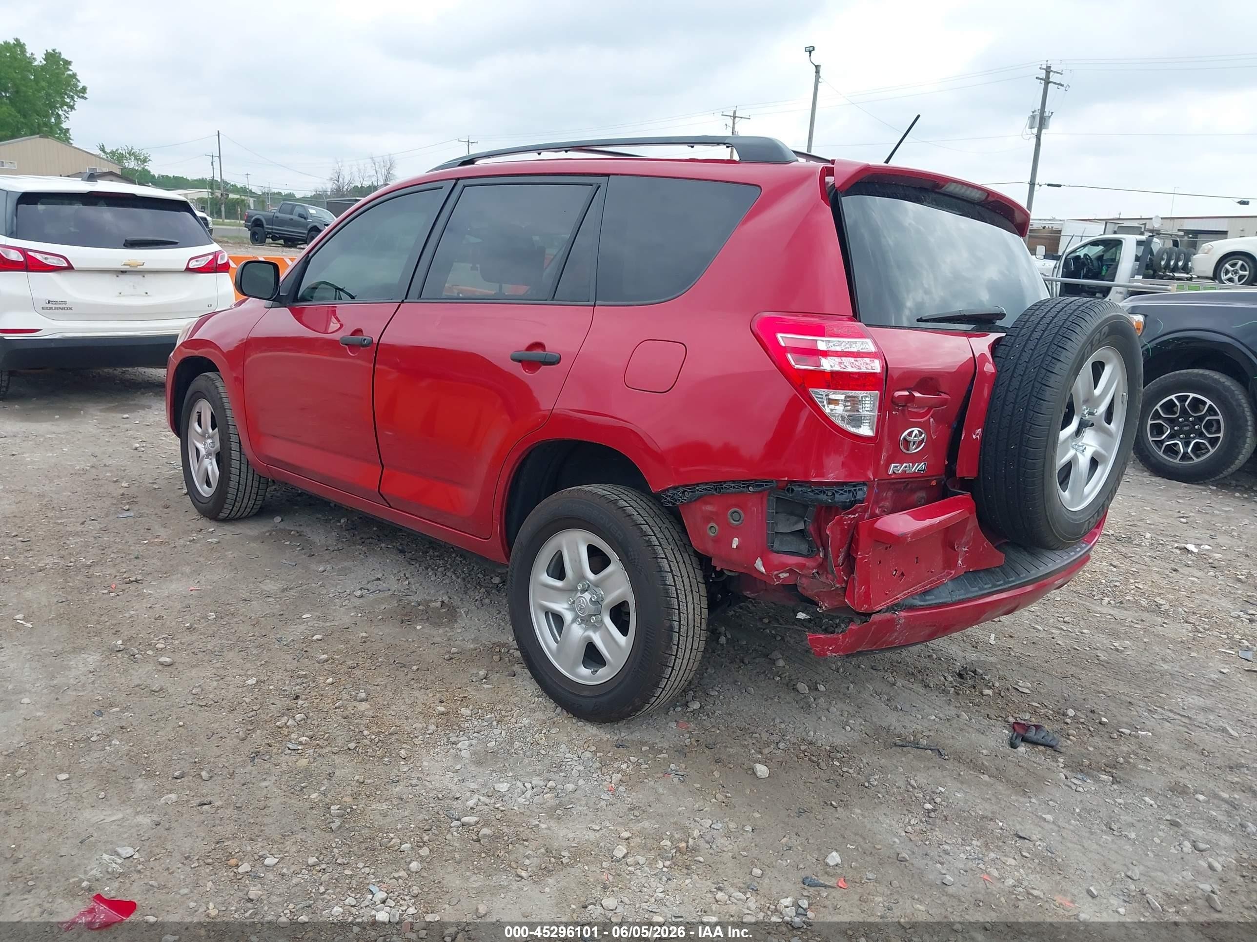 2012 Toyota Rav4 Red vin: 2T3BF4DV9CW248977