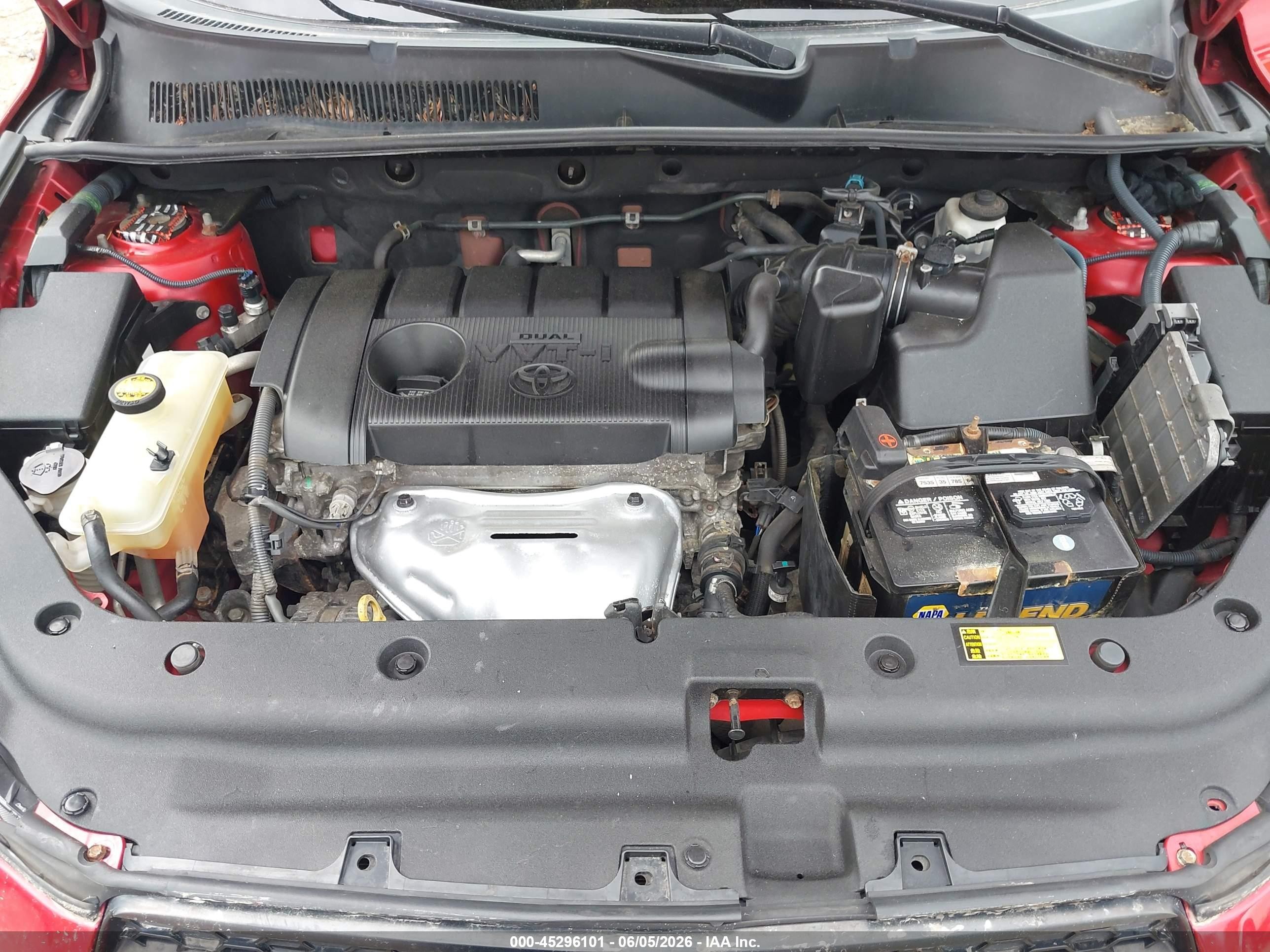 2012 Toyota Rav4 Red vin: 2T3BF4DV9CW248977