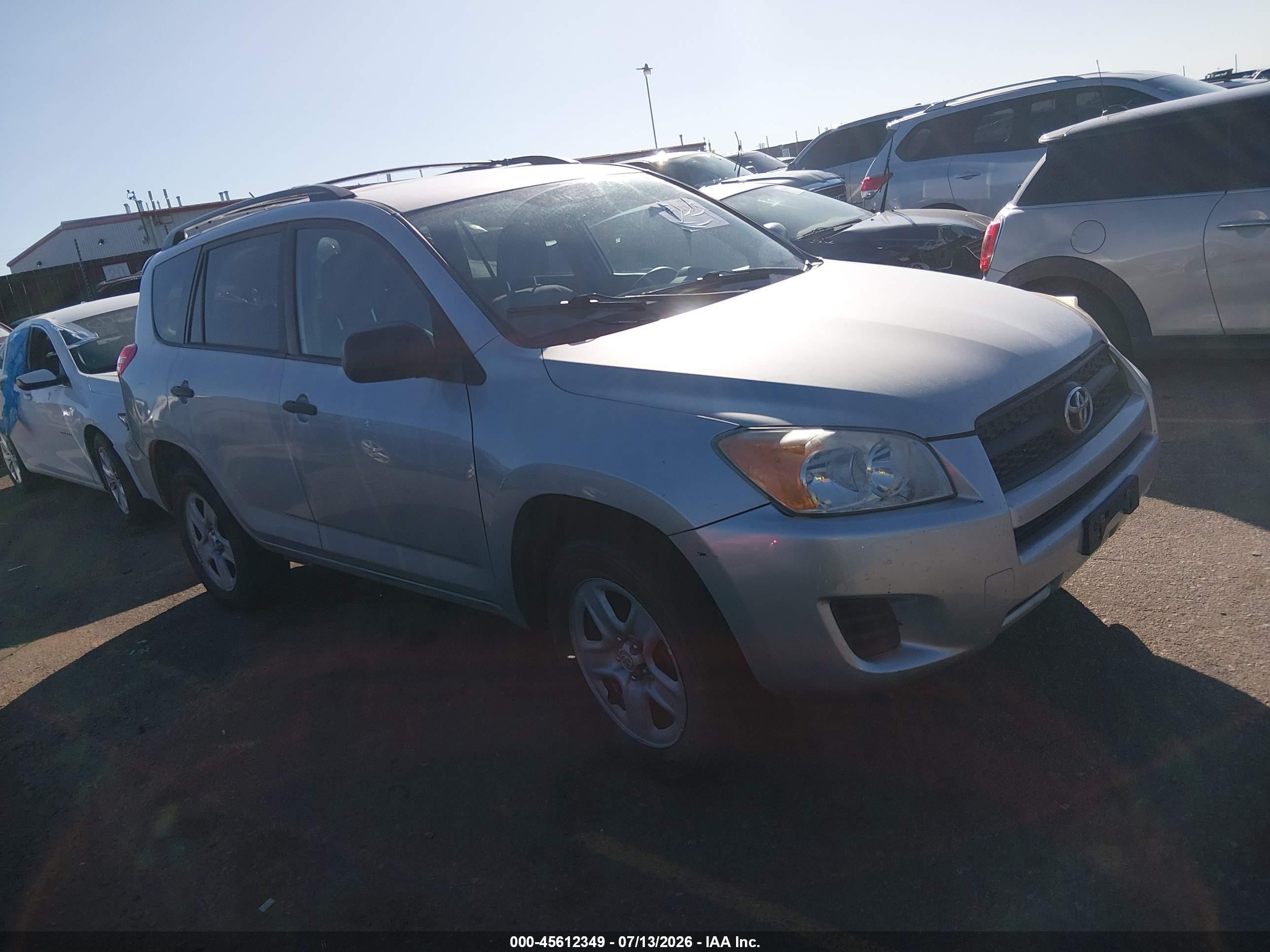 2012 Toyota Rav4   Silver vin: 2T3BF4DV9CW258263