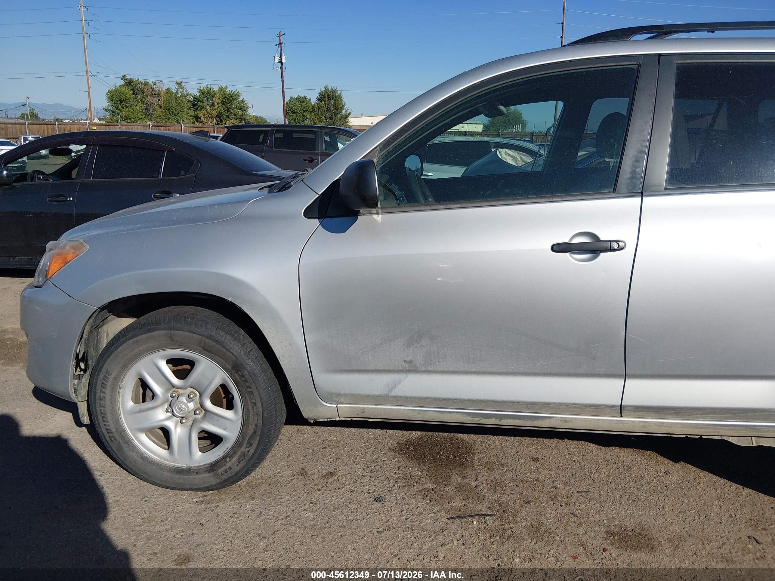 2012 Toyota Rav4   Silver vin: 2T3BF4DV9CW258263