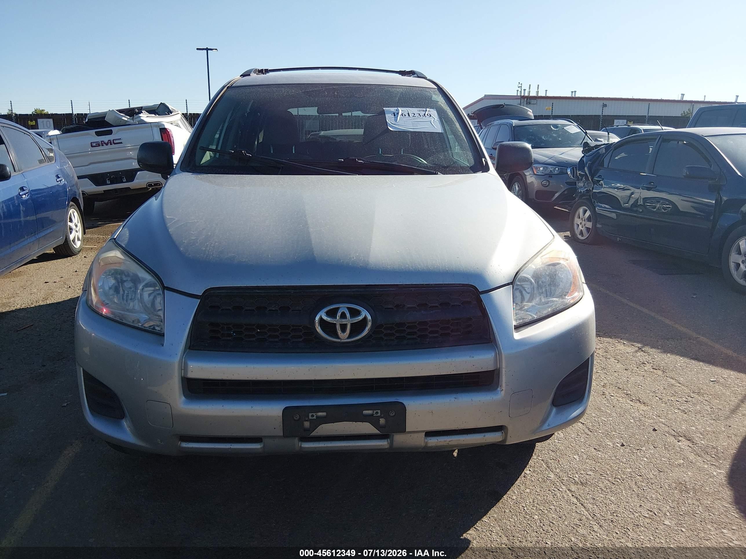2012 Toyota Rav4   Silver vin: 2T3BF4DV9CW258263