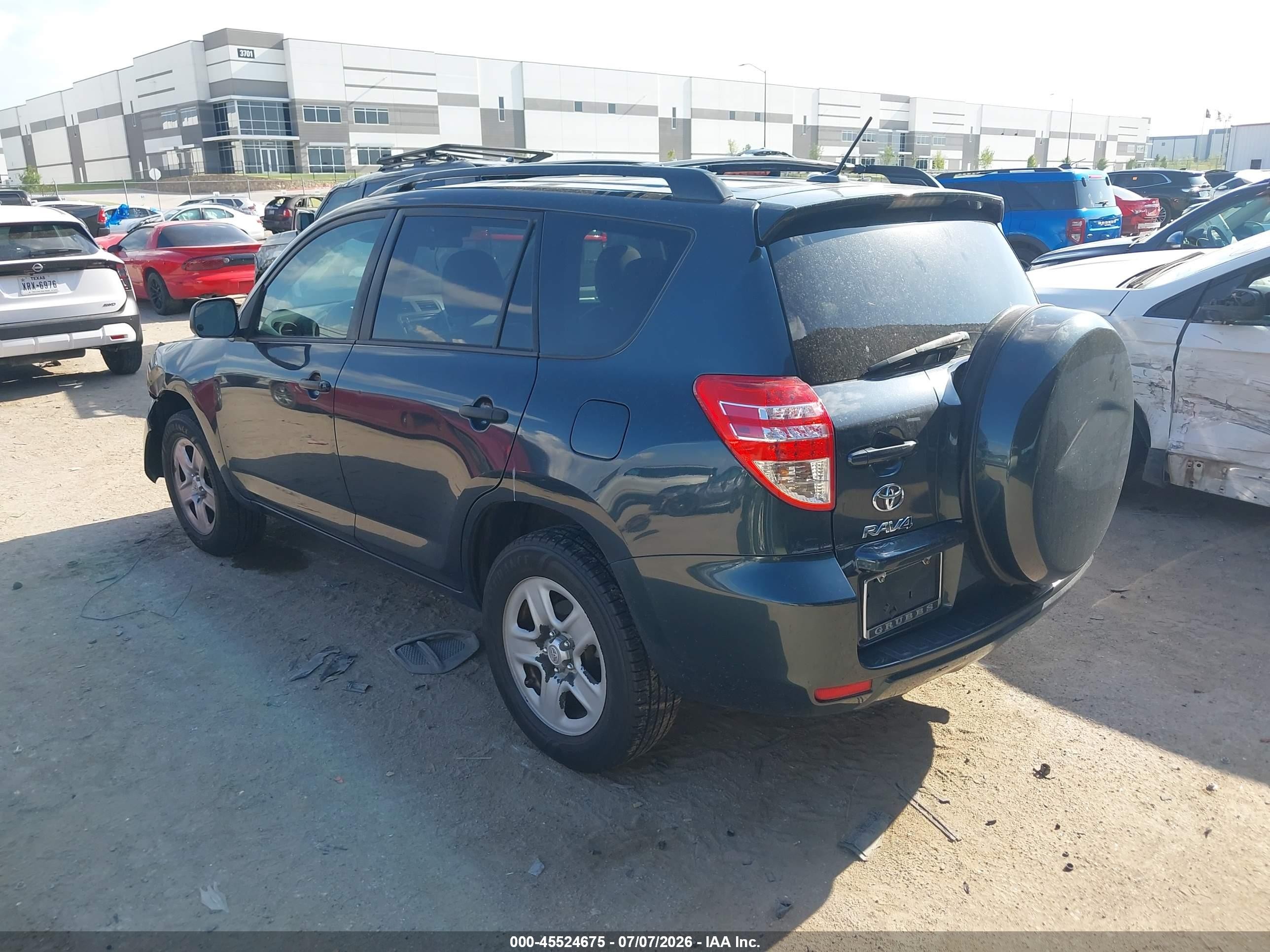 2012 Toyota Rav4   Gray vin: 2T3BF4DV9CW263768