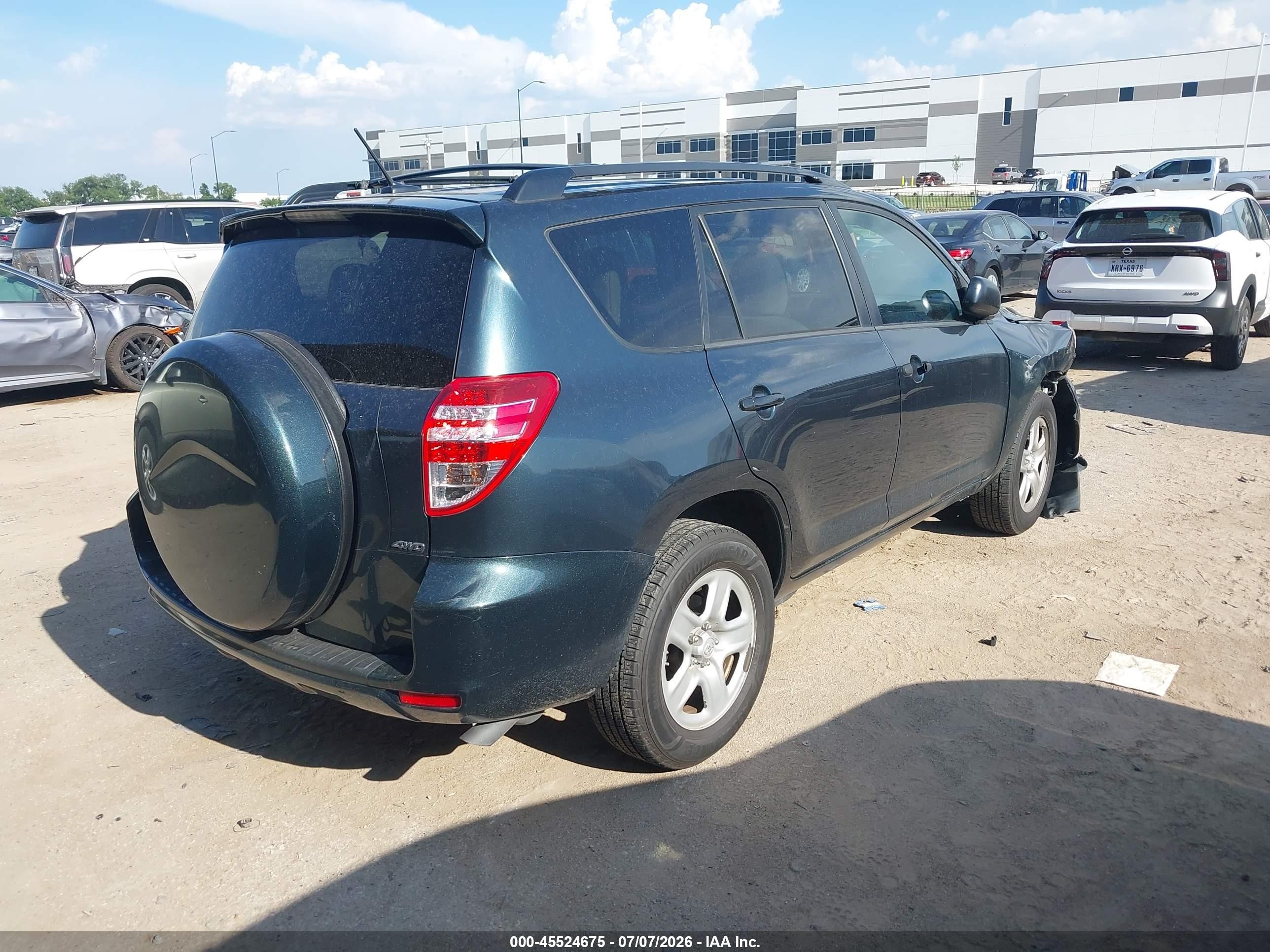 2012 Toyota Rav4   Gray vin: 2T3BF4DV9CW263768