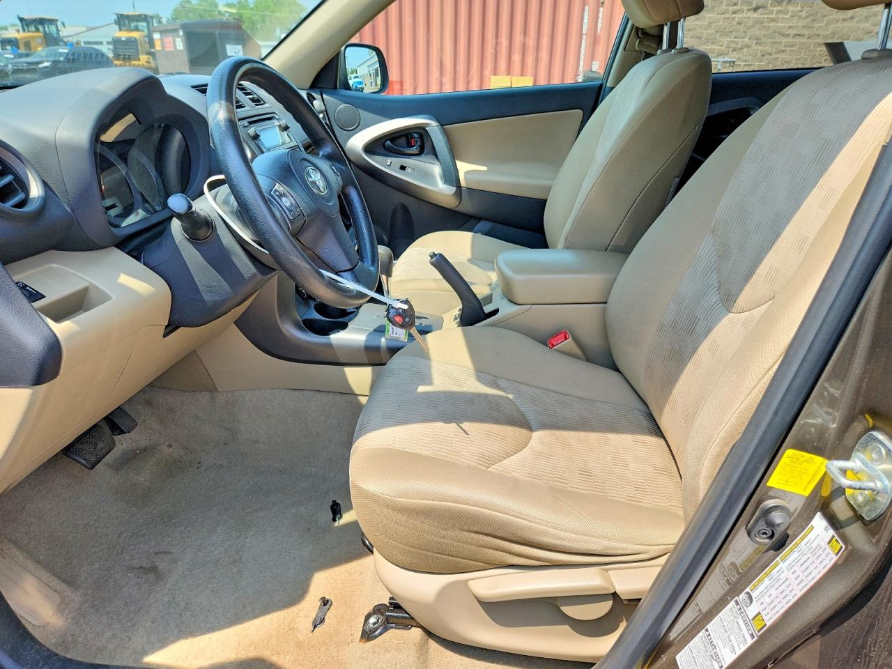 2012 Toyota Rav4 Base Tan vin: 2T3BF4DV9CW263799