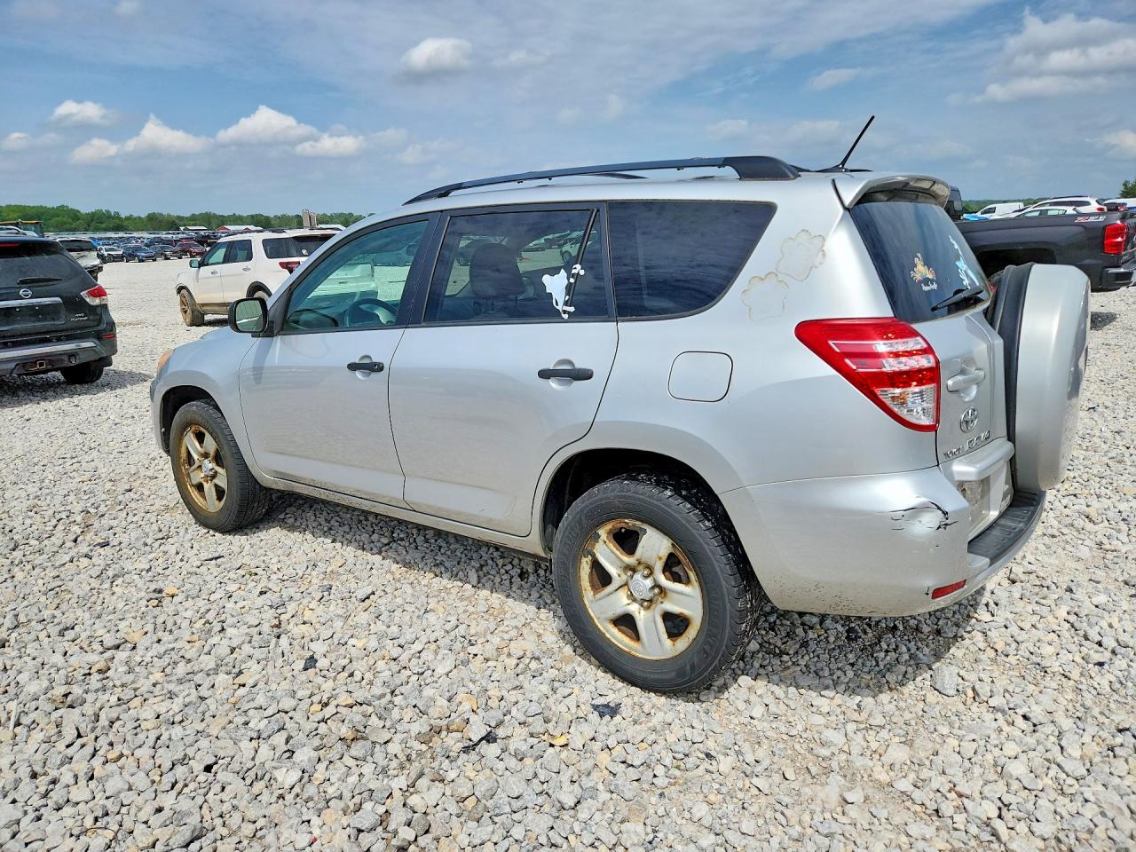2010 Toyota Rav4 Base Silver vin: 2T3BF4DVXAW058098