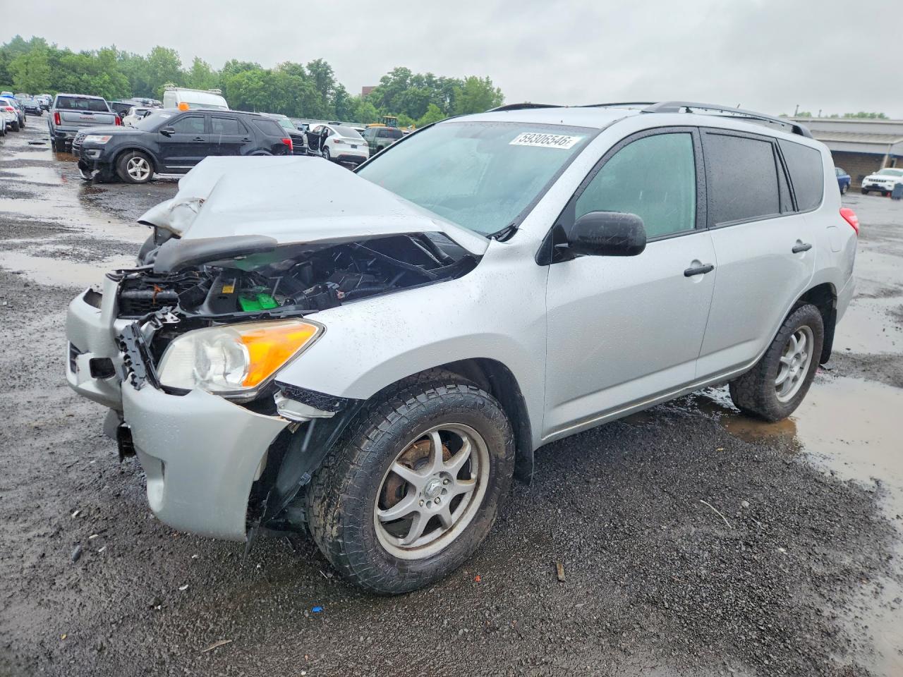 2010 Toyota Rav4 Base Серебряный vin: 2T3BF4DVXAW072227