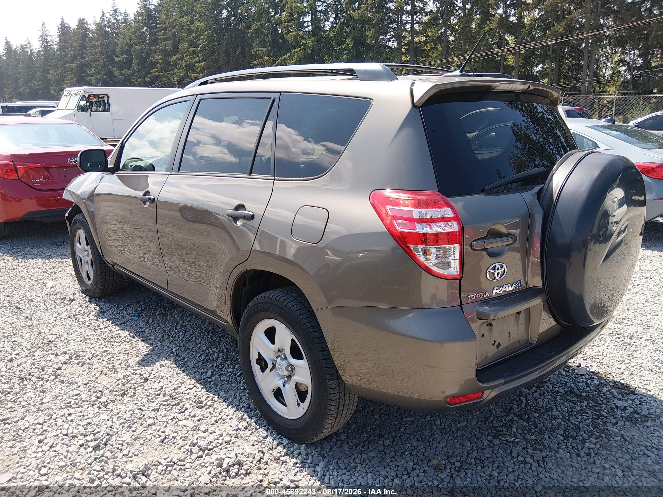 2010 Toyota Rav4   Gray vin: 2T3BF4DVXAW074818