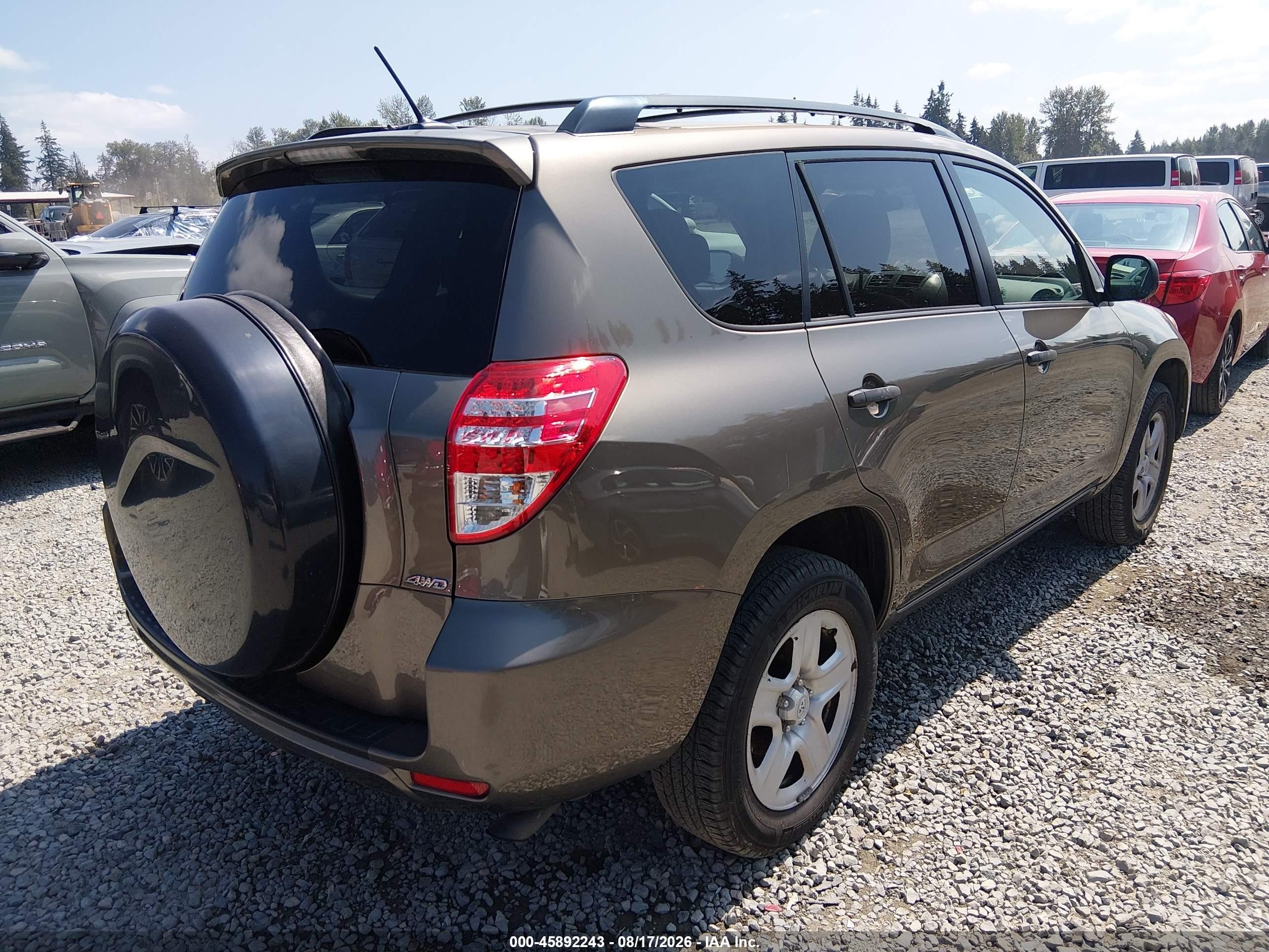 2010 Toyota Rav4   Gray vin: 2T3BF4DVXAW074818