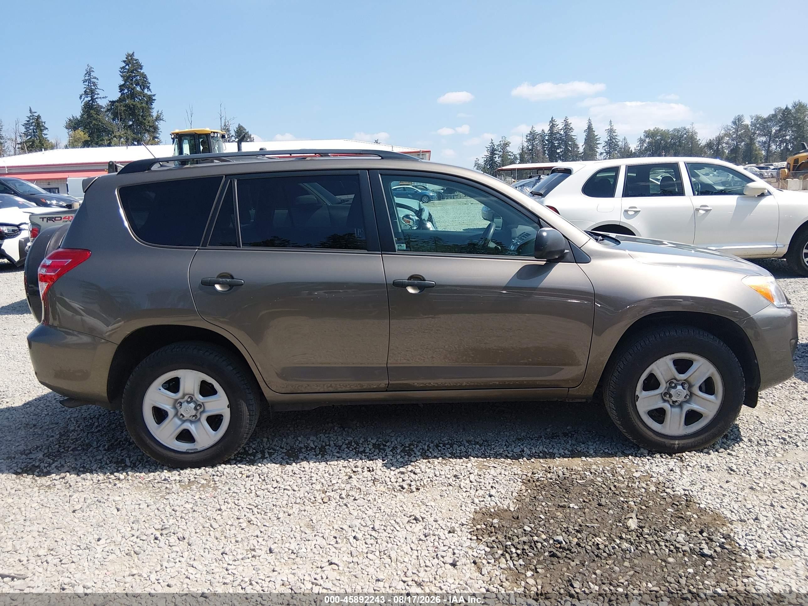 2010 Toyota Rav4   Gray vin: 2T3BF4DVXAW074818
