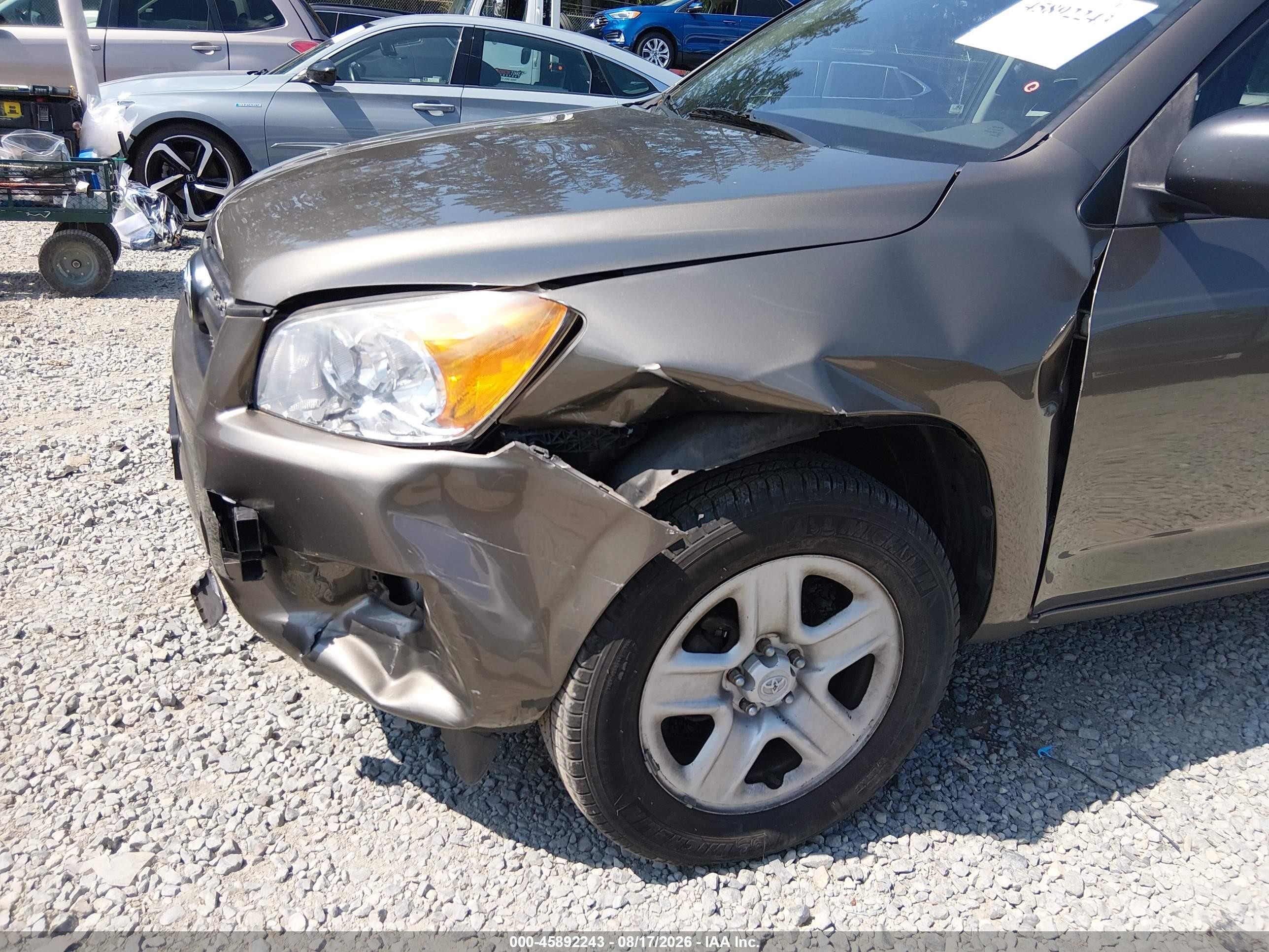 2010 Toyota Rav4   Gray vin: 2T3BF4DVXAW074818