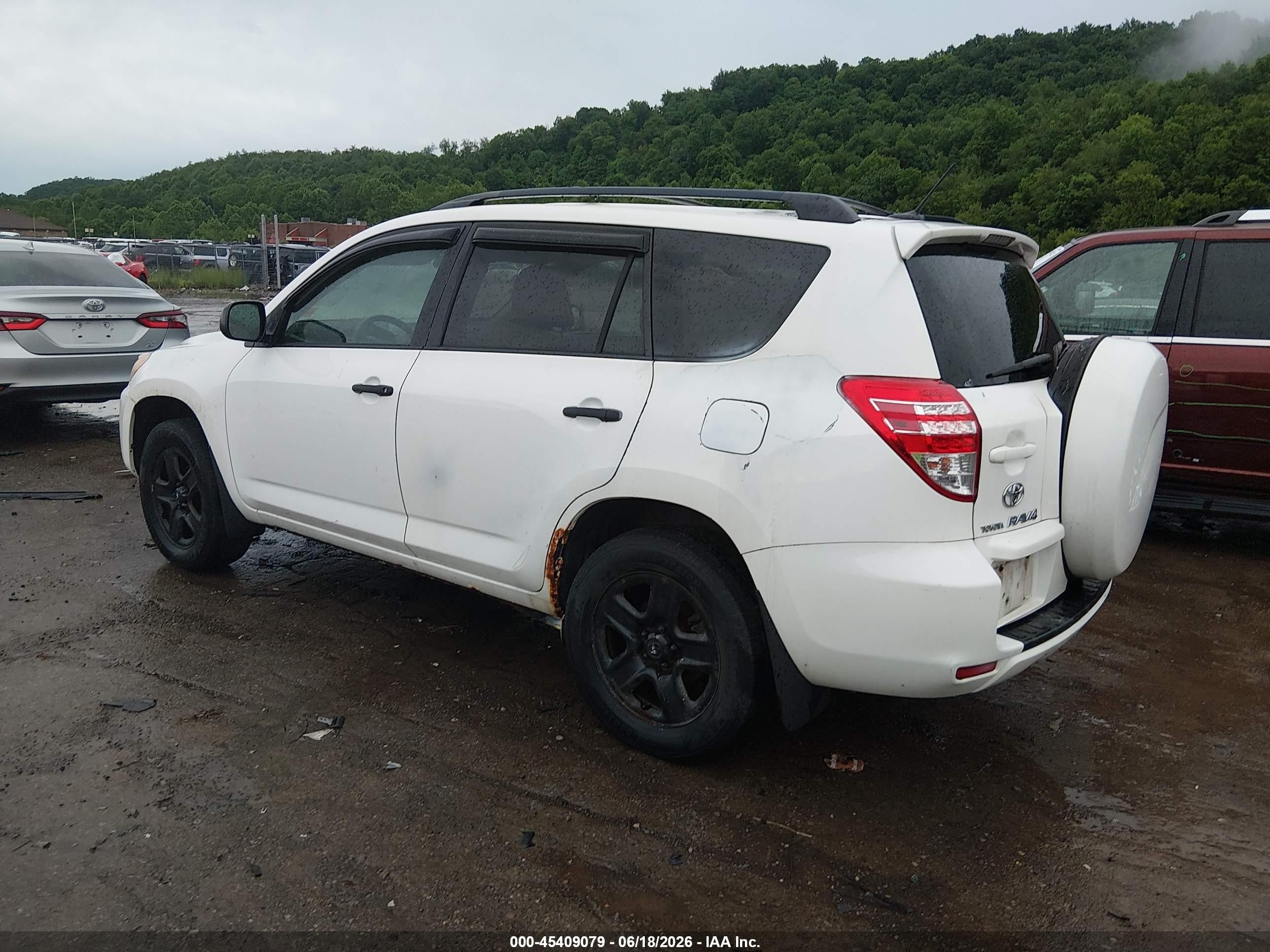 2010 Toyota Rav4   White vin: 2T3BF4DVXAW079808