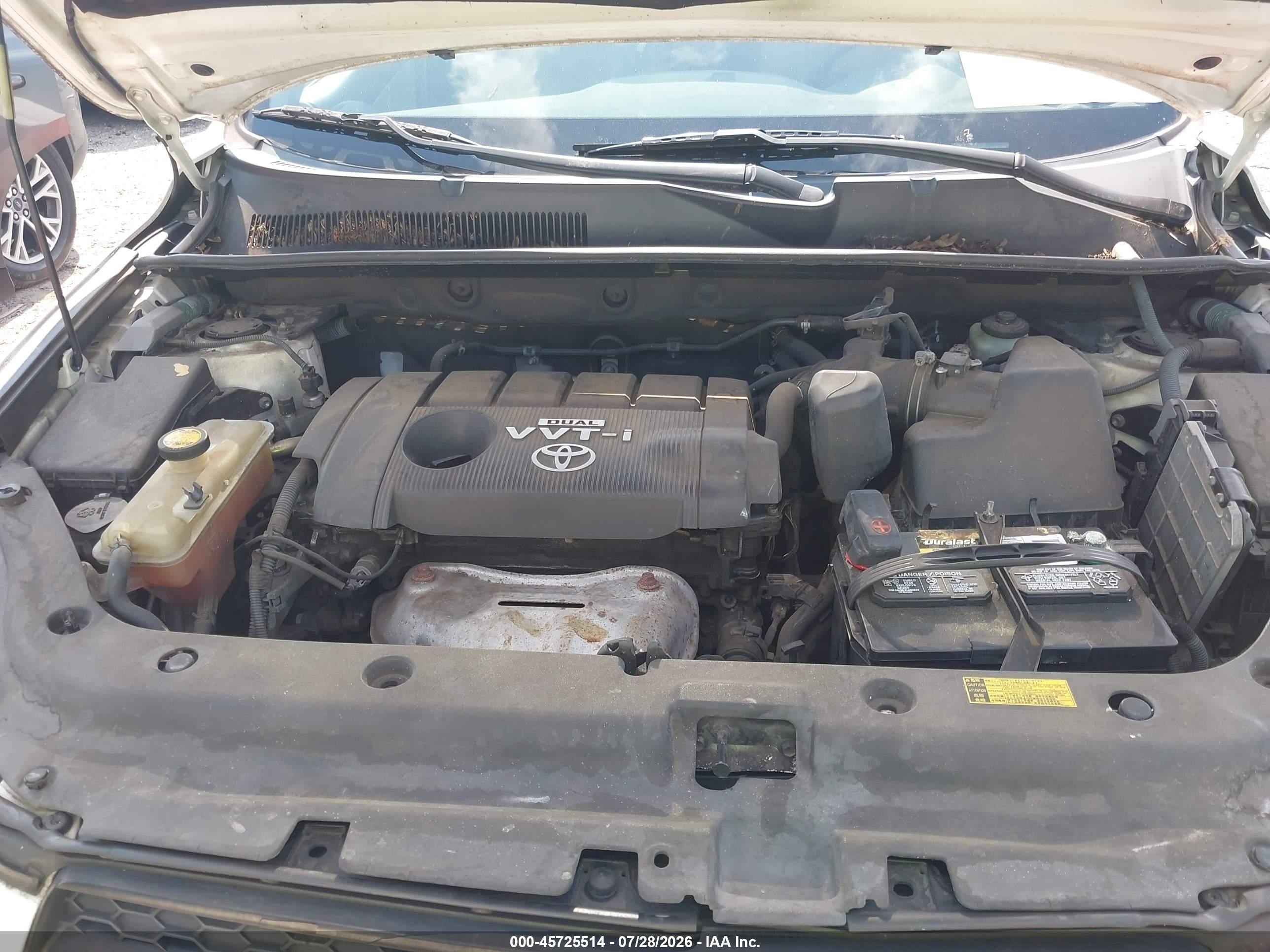 2011 Toyota Rav4   Белый vin: 2T3BF4DVXBW087473