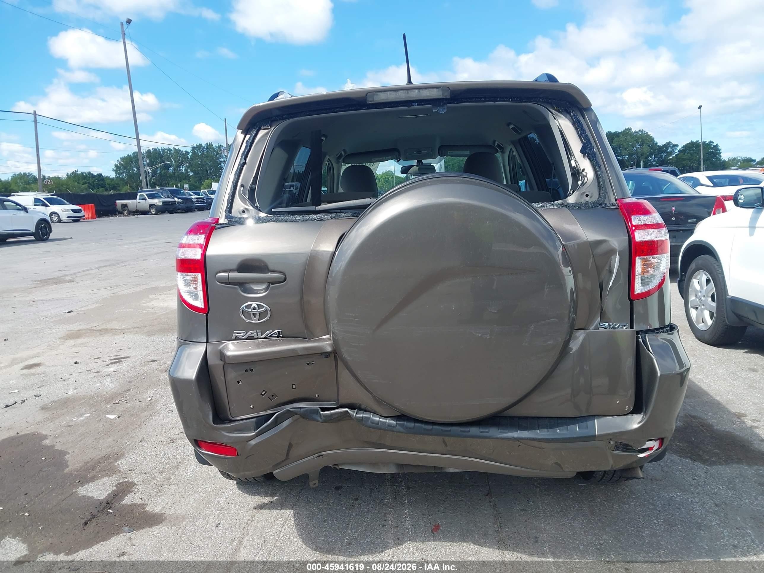 2011 Toyota Rav4   Gray vin: 2T3BF4DVXBW096495