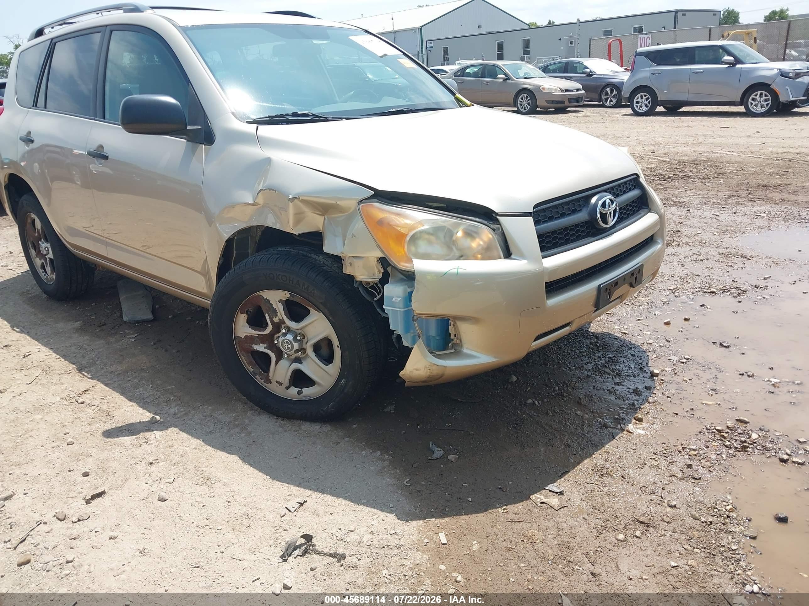 2011 Toyota Rav4   Gold vin: 2T3BF4DVXBW098098