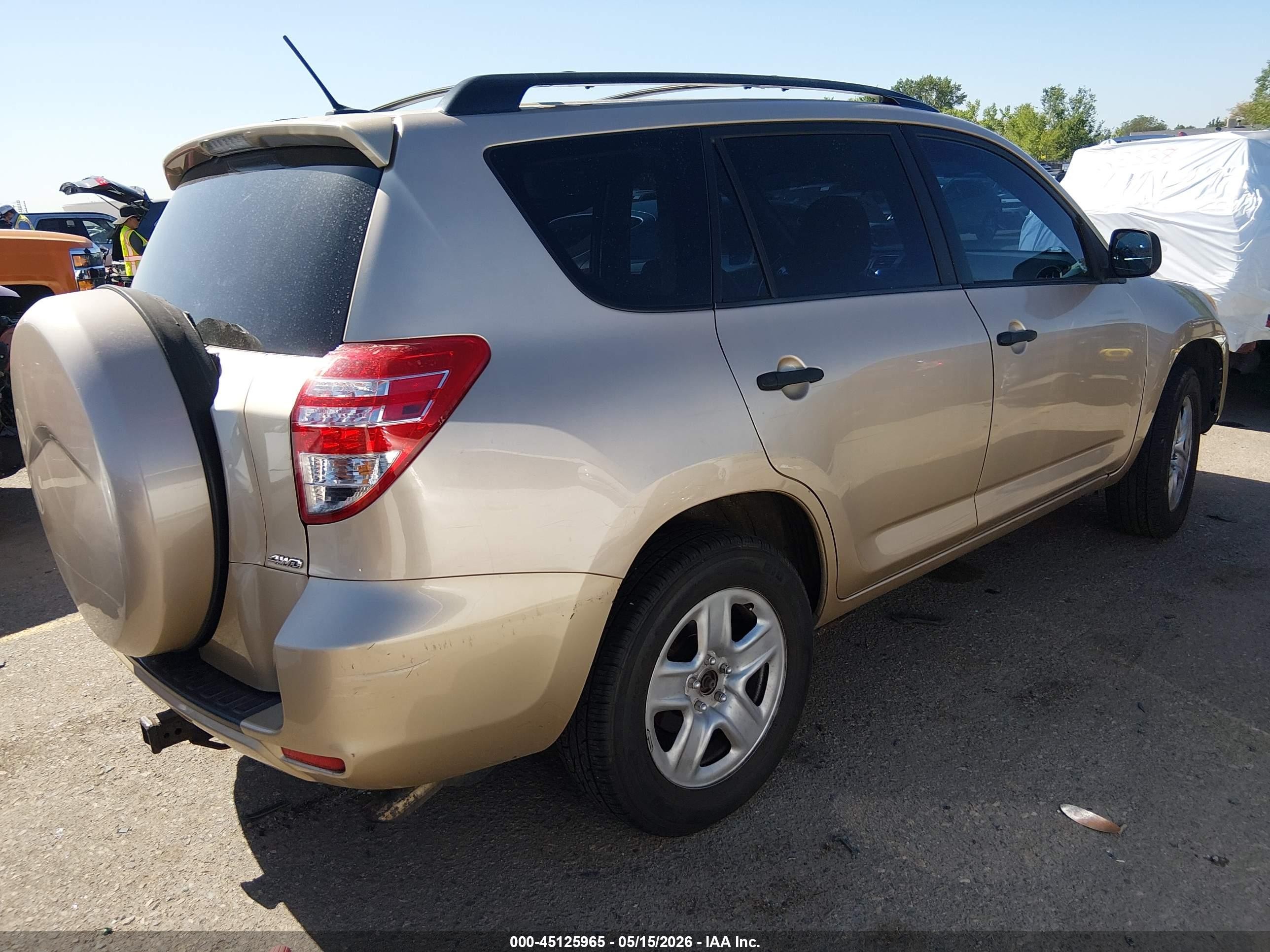2011 Toyota Rav4 Champagne vin: 2T3BF4DVXBW105602