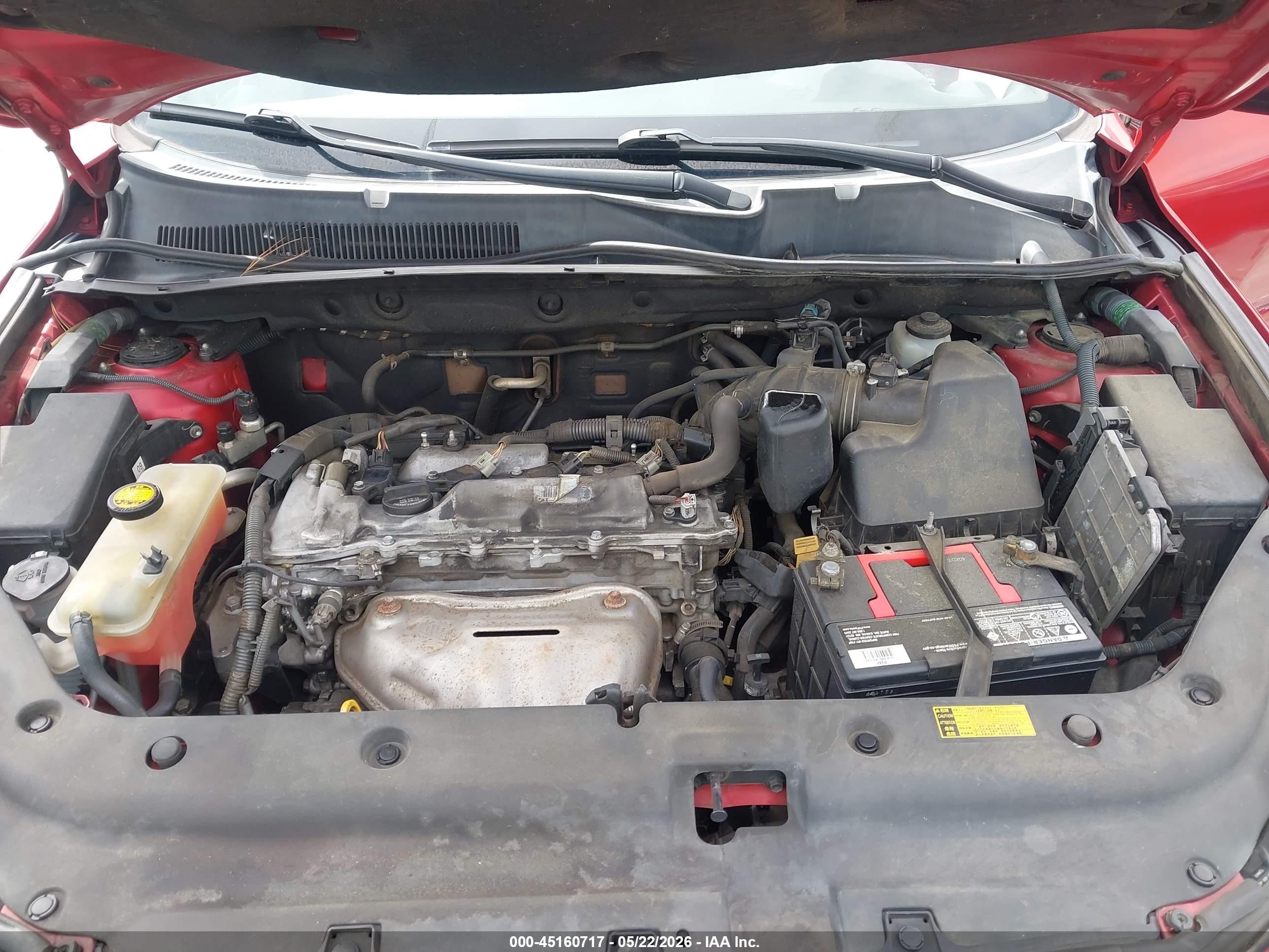 2011 Toyota Rav4   Red vin: 2T3BF4DVXBW106605