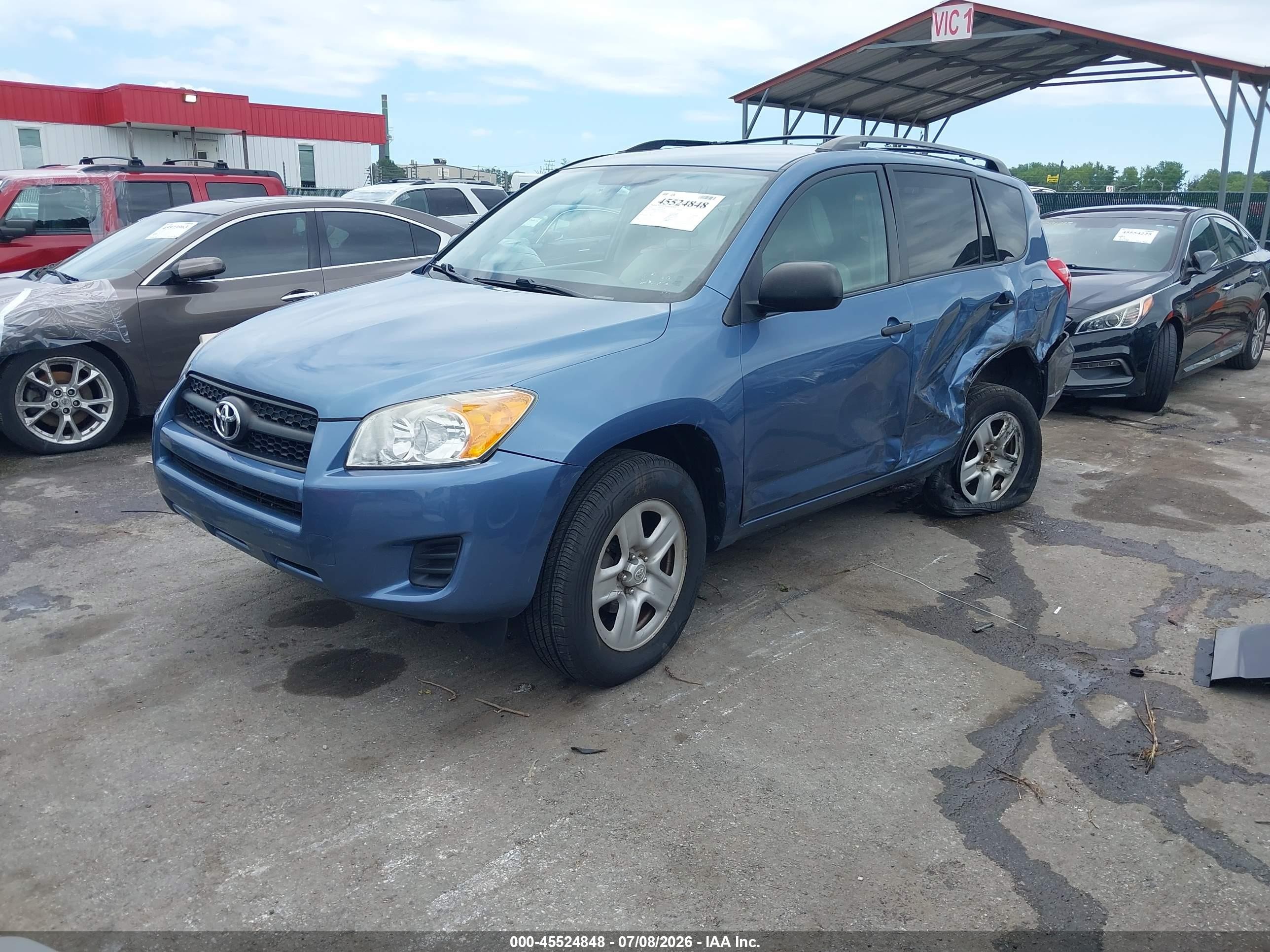 2011 Toyota Rav4   Синий vin: 2T3BF4DVXBW128474