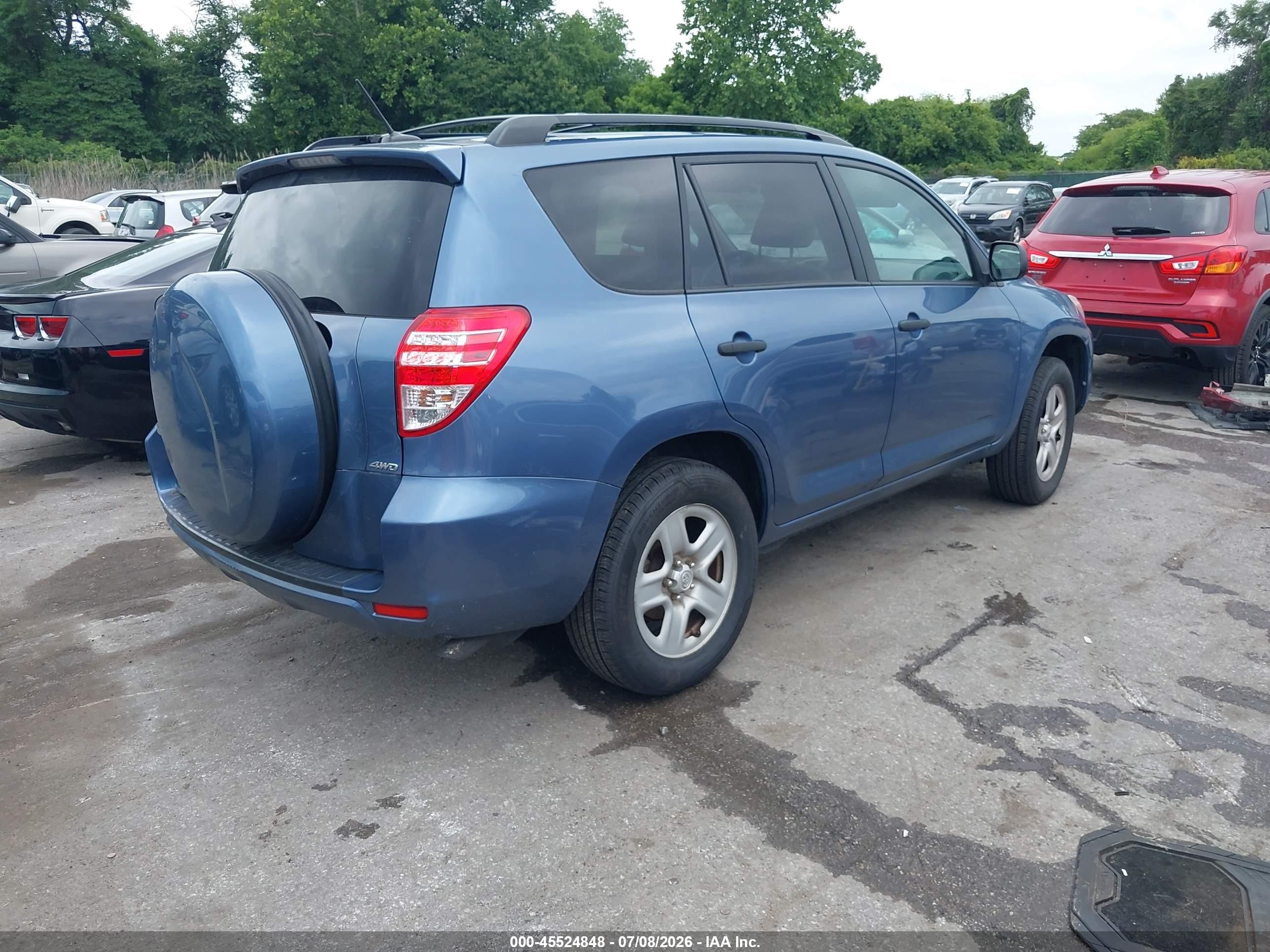 2011 Toyota Rav4   Синий vin: 2T3BF4DVXBW128474