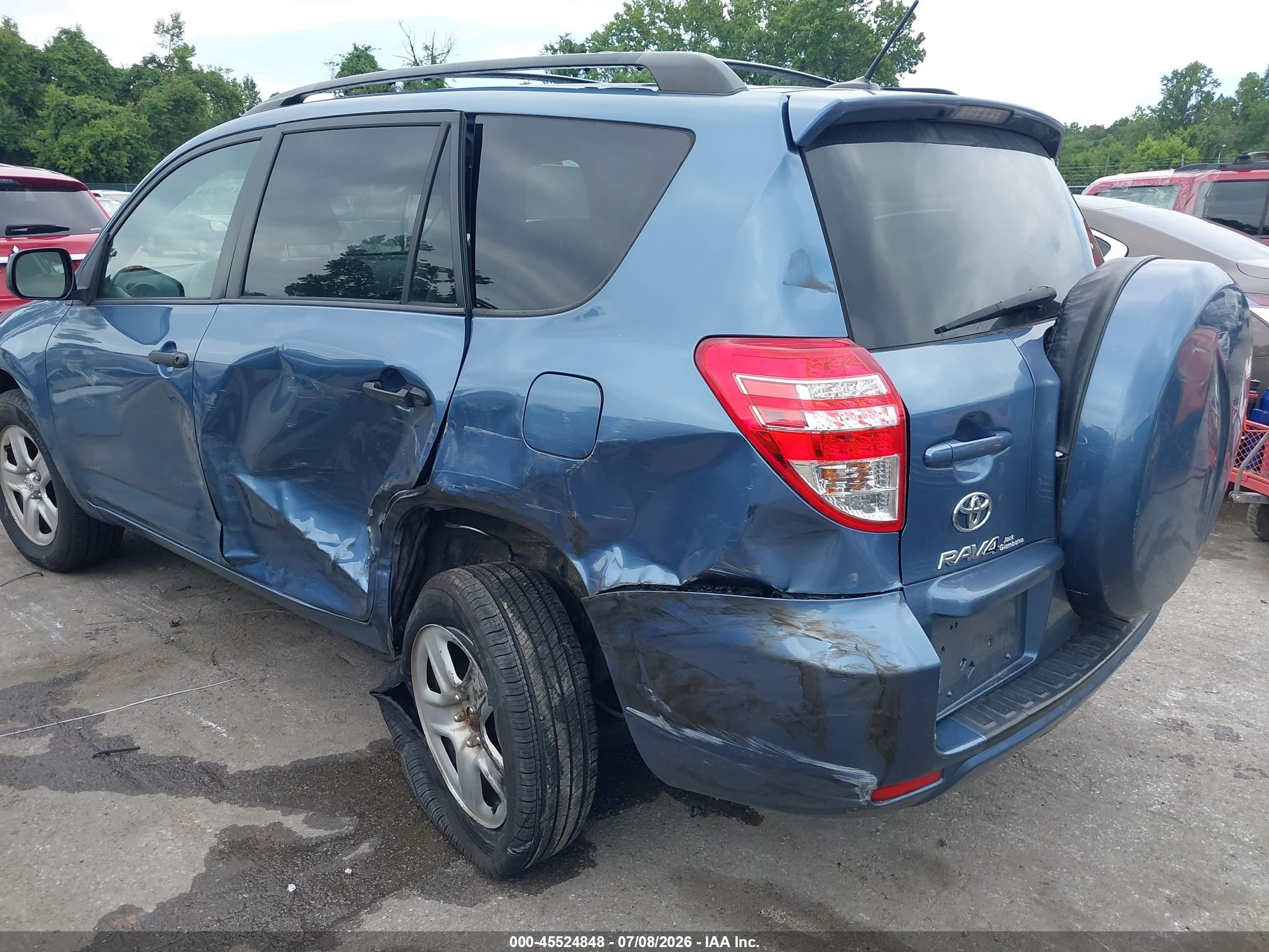 2011 Toyota Rav4   Синий vin: 2T3BF4DVXBW128474