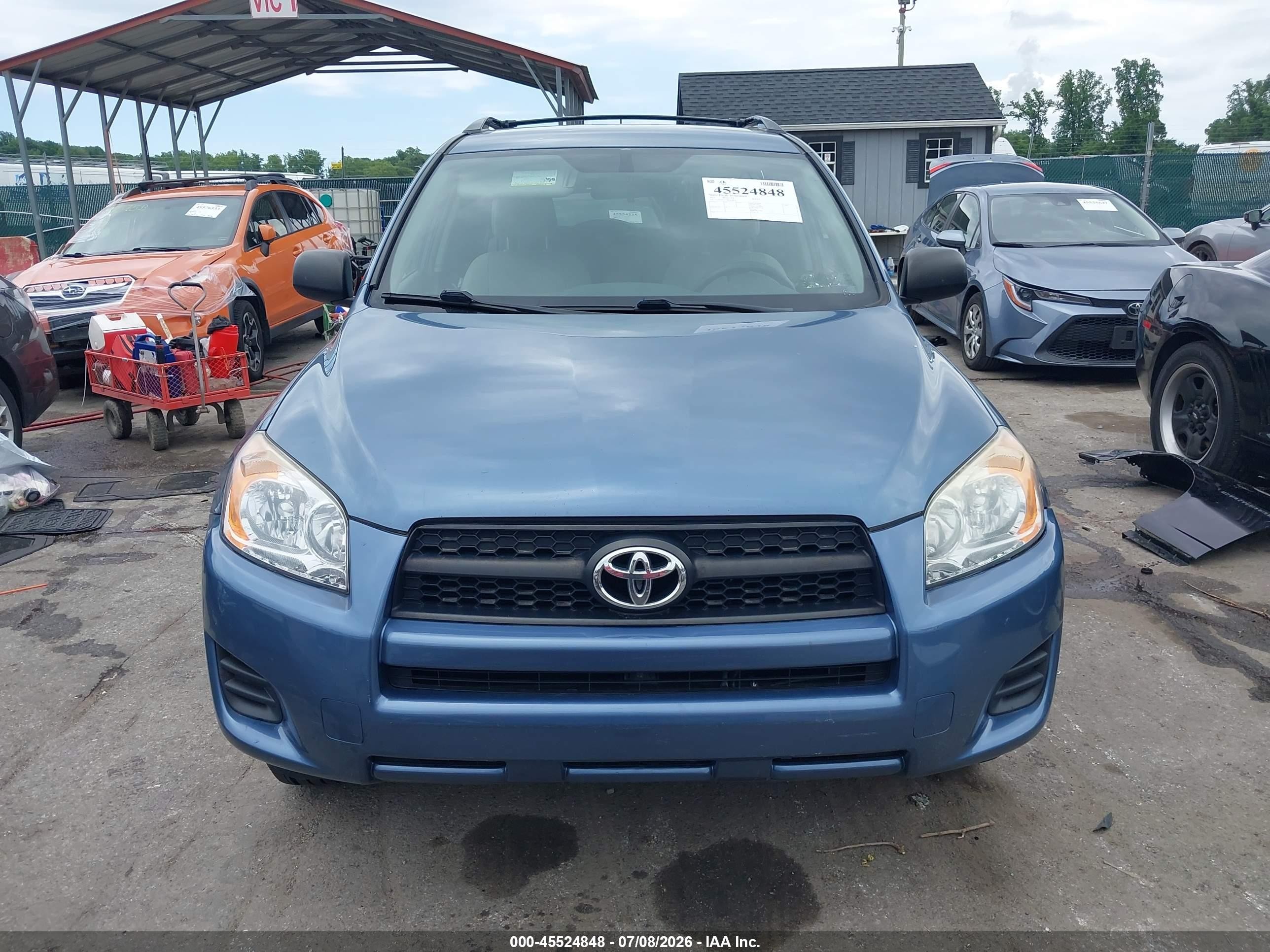 2011 Toyota Rav4   Синий vin: 2T3BF4DVXBW128474
