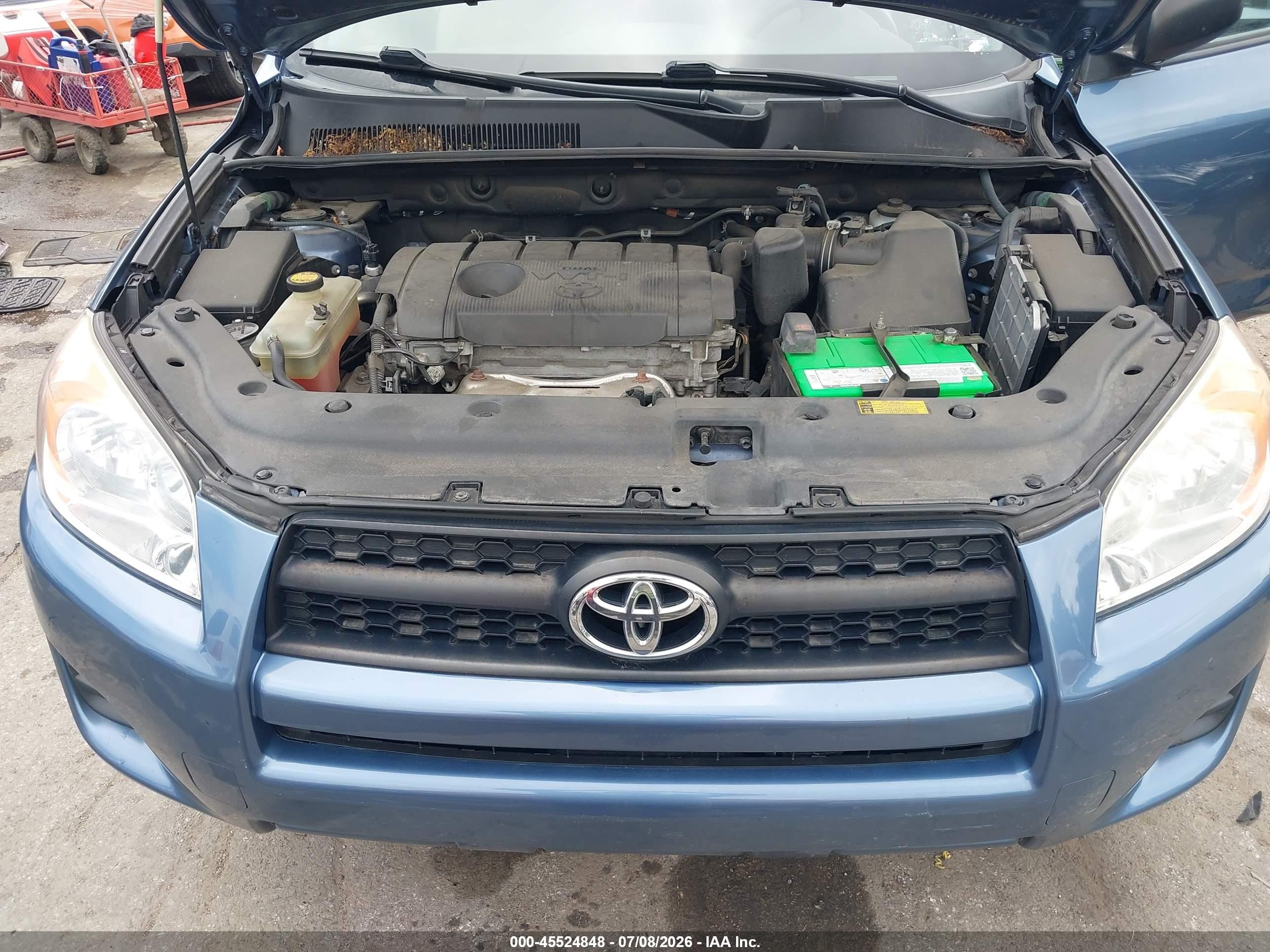 2011 Toyota Rav4   Синий vin: 2T3BF4DVXBW128474
