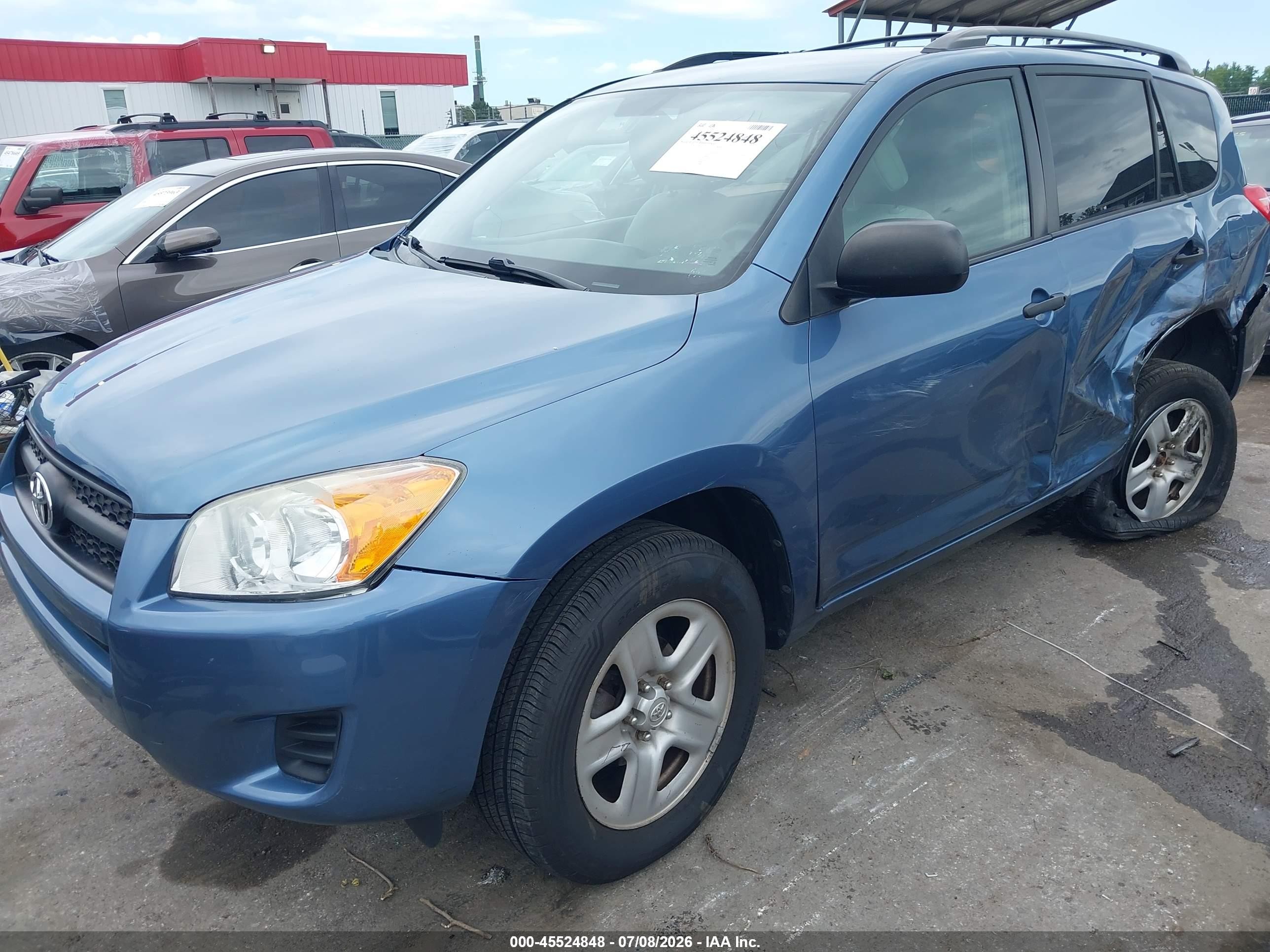2011 Toyota Rav4   Синий vin: 2T3BF4DVXBW128474