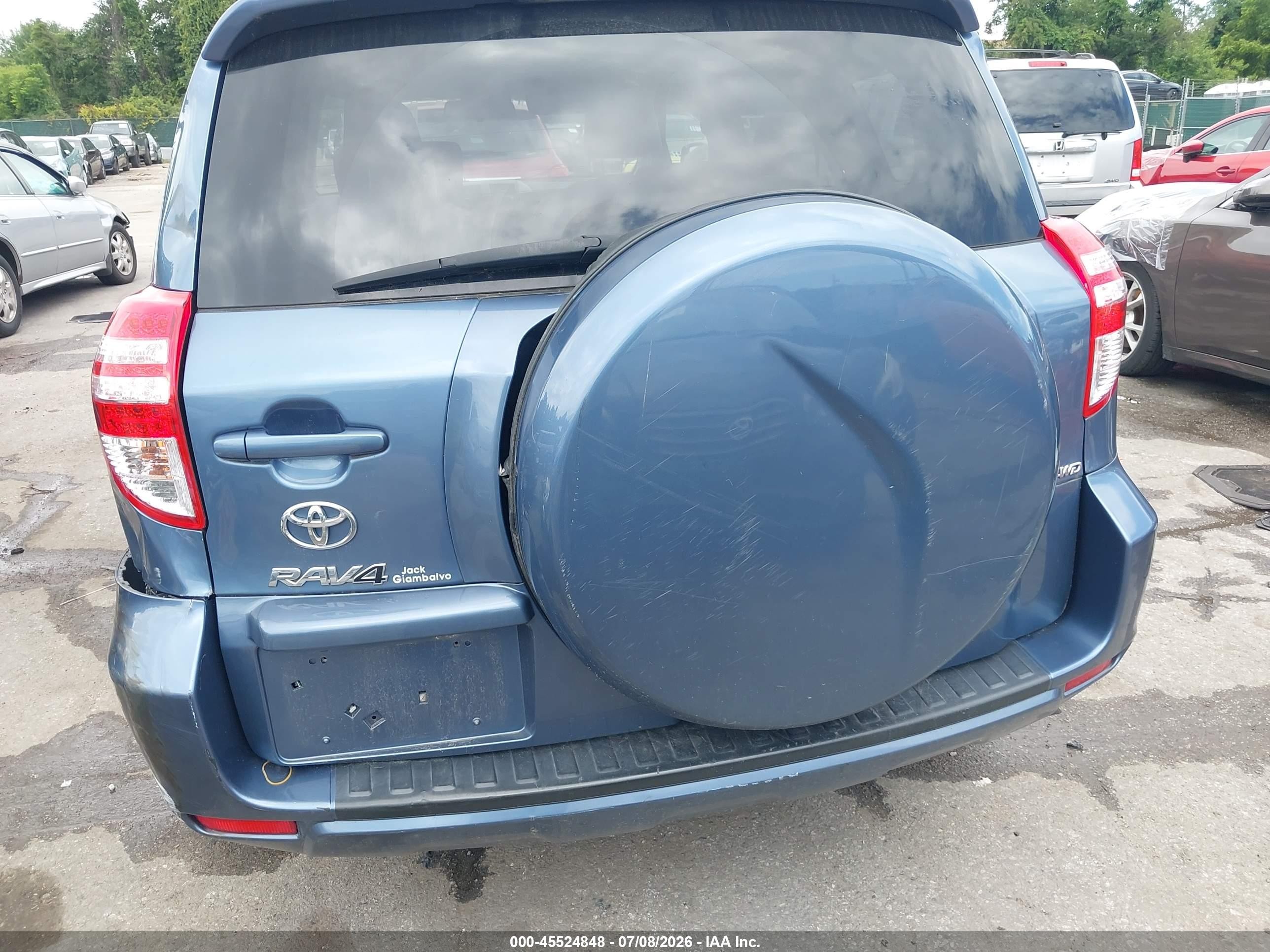 2011 Toyota Rav4   Синий vin: 2T3BF4DVXBW128474