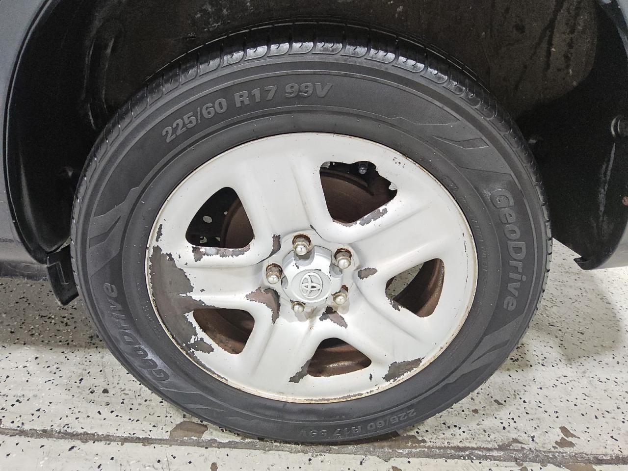 2011 Toyota Rav4 Base Blue vin: 2T3BF4DVXBW134825 Damage: Left Rear Wheel, Peeling, > 12 Inches
