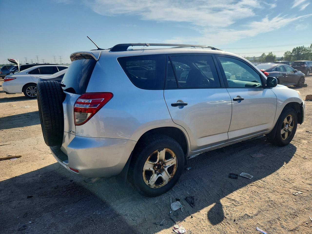 2011 Toyota Rav4 Base Silver vin: 2T3BF4DVXBW170059