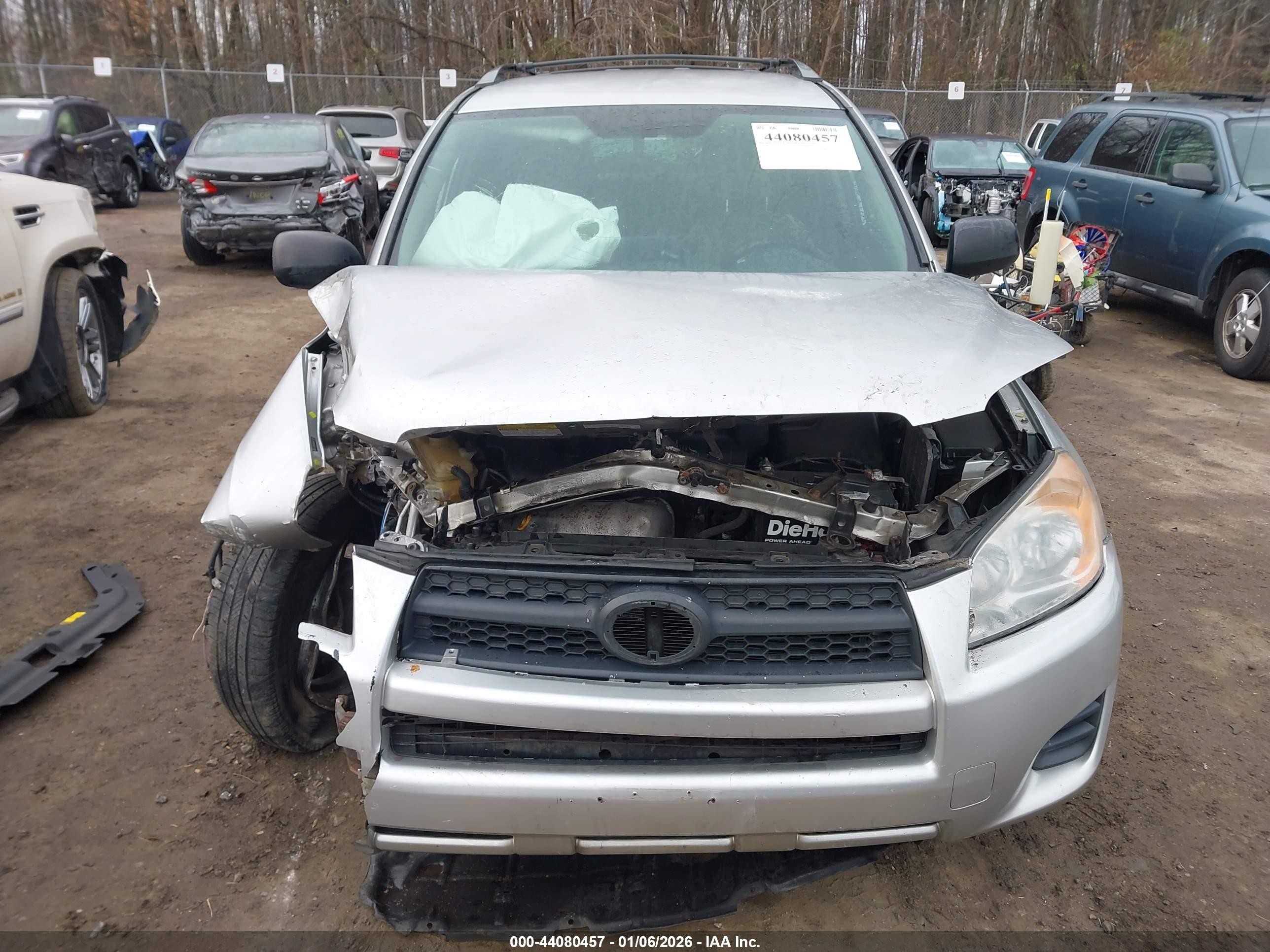 2011 Toyota Rav4   Silver vin: 2T3BF4DVXBW173205