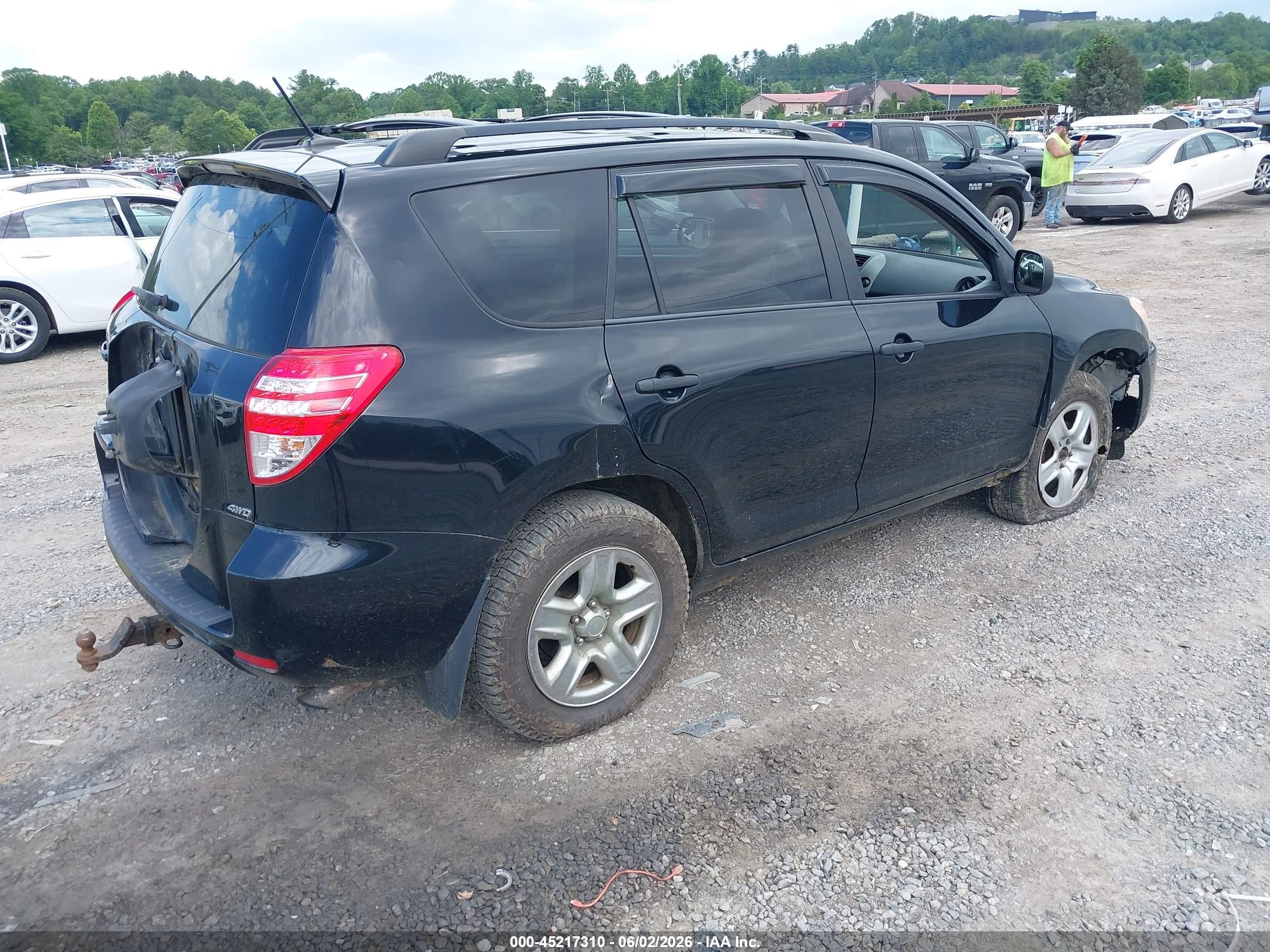 2012 Toyota Rav4   Black vin: 2T3BF4DVXCW195111