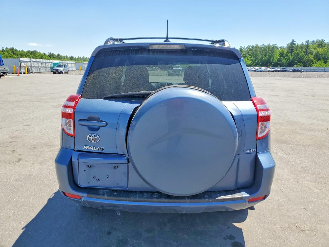2012 Toyota Rav4 Base Blue vin: 2T3BF4DVXCW206544