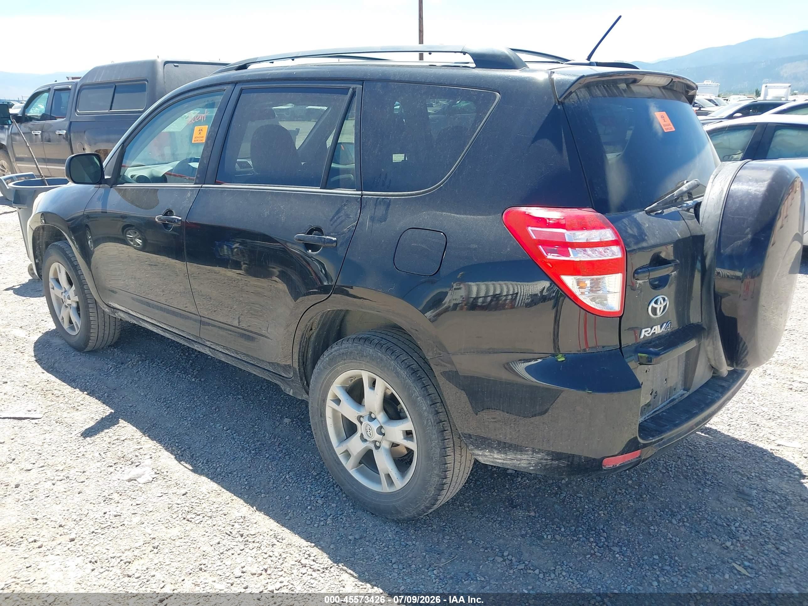 2012 Toyota Rav4   Black vin: 2T3BF4DVXCW208035