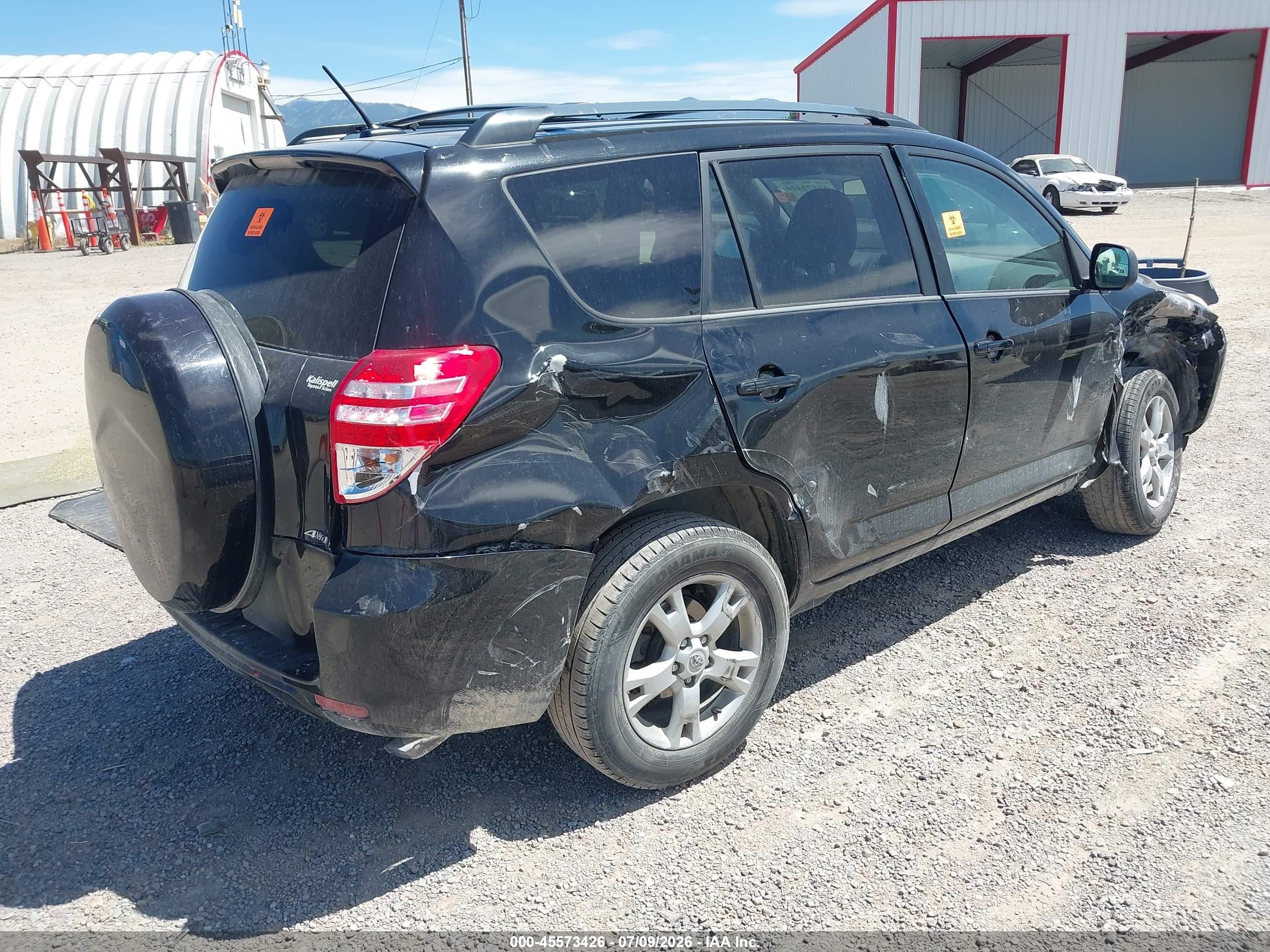 2012 Toyota Rav4   Black vin: 2T3BF4DVXCW208035