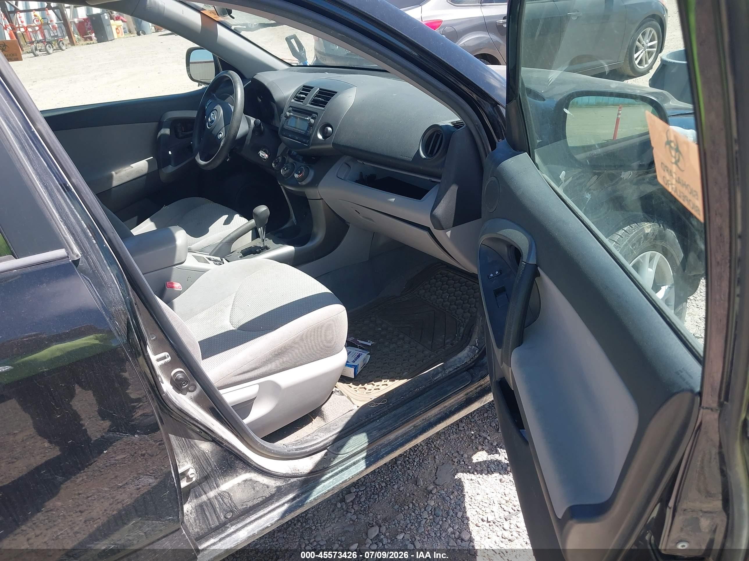 2012 Toyota Rav4   Black vin: 2T3BF4DVXCW208035