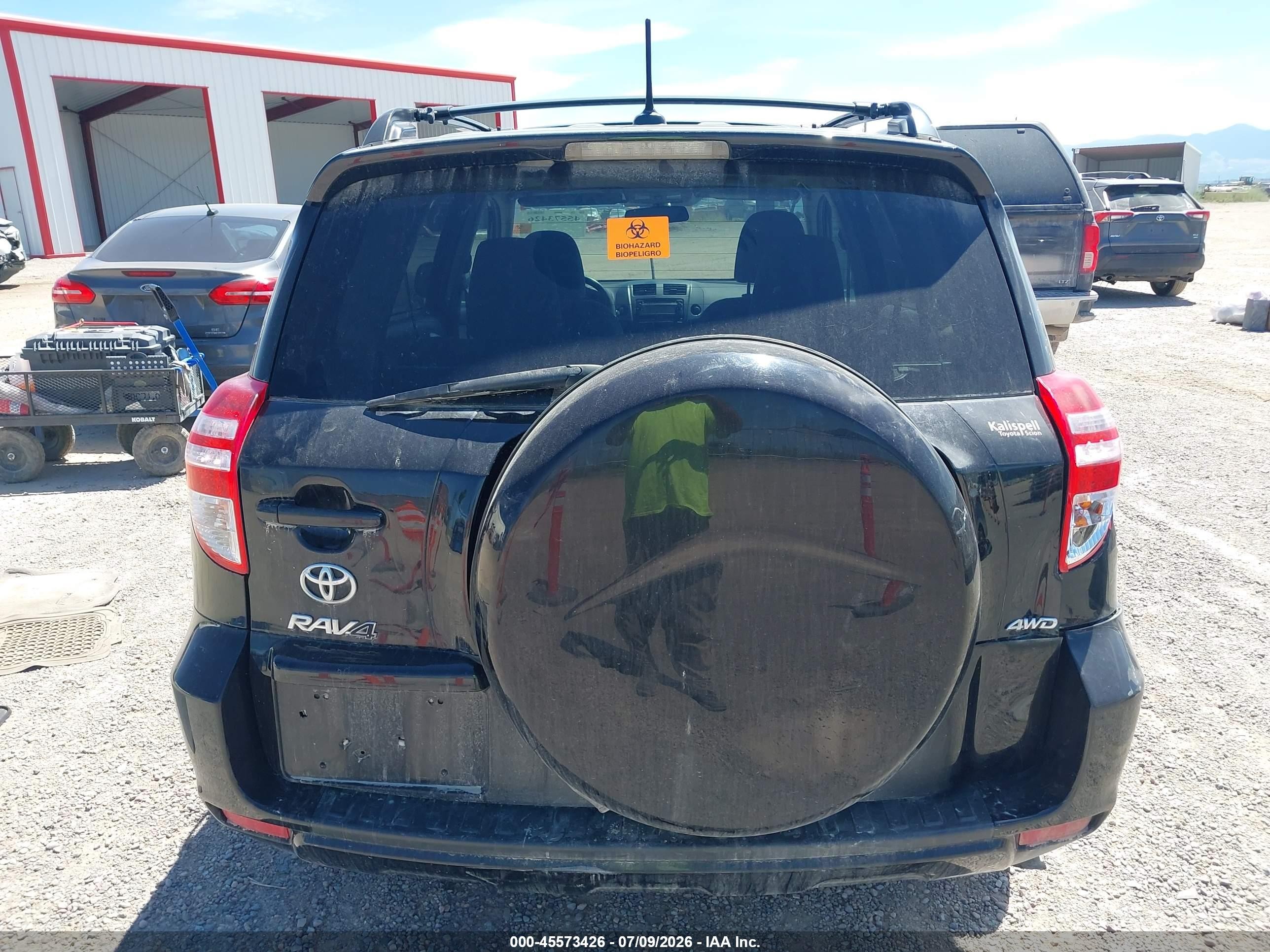 2012 Toyota Rav4   Black vin: 2T3BF4DVXCW208035