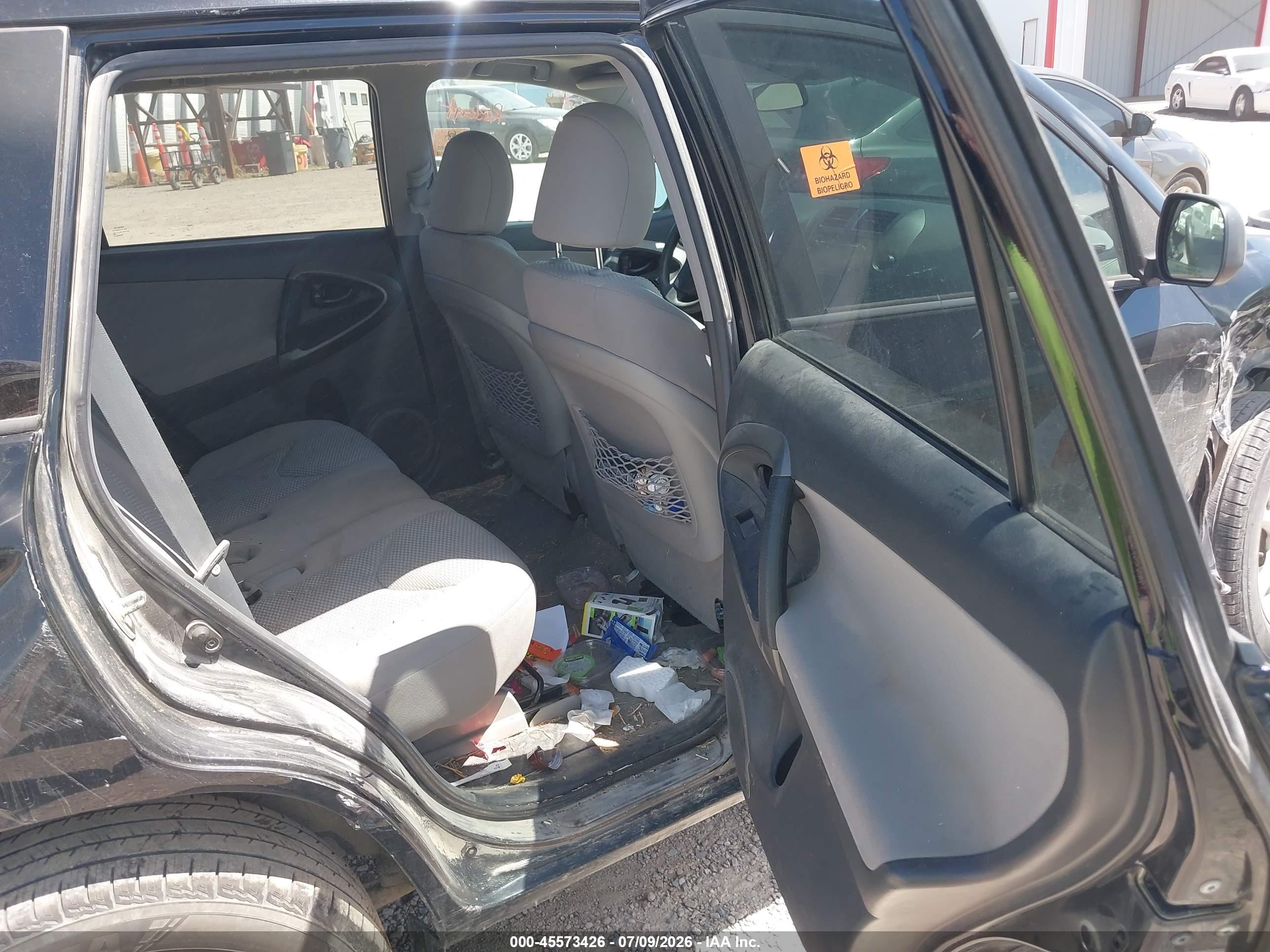 2012 Toyota Rav4   Black vin: 2T3BF4DVXCW208035